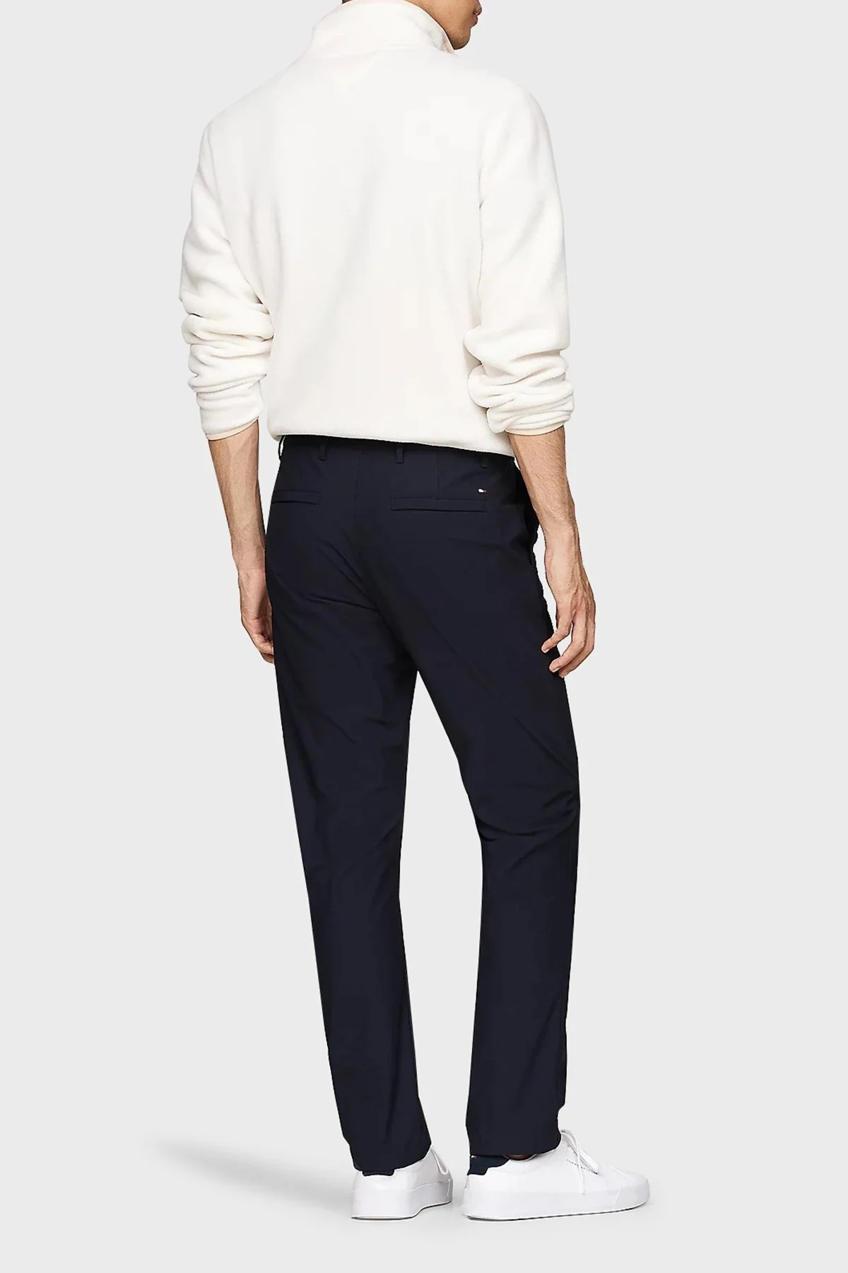 Tommy Hilfiger Straight Fit Normal Bel Düz Paça Erkek Pantolon MW0MW37350 DW5 LACİVERT - 7