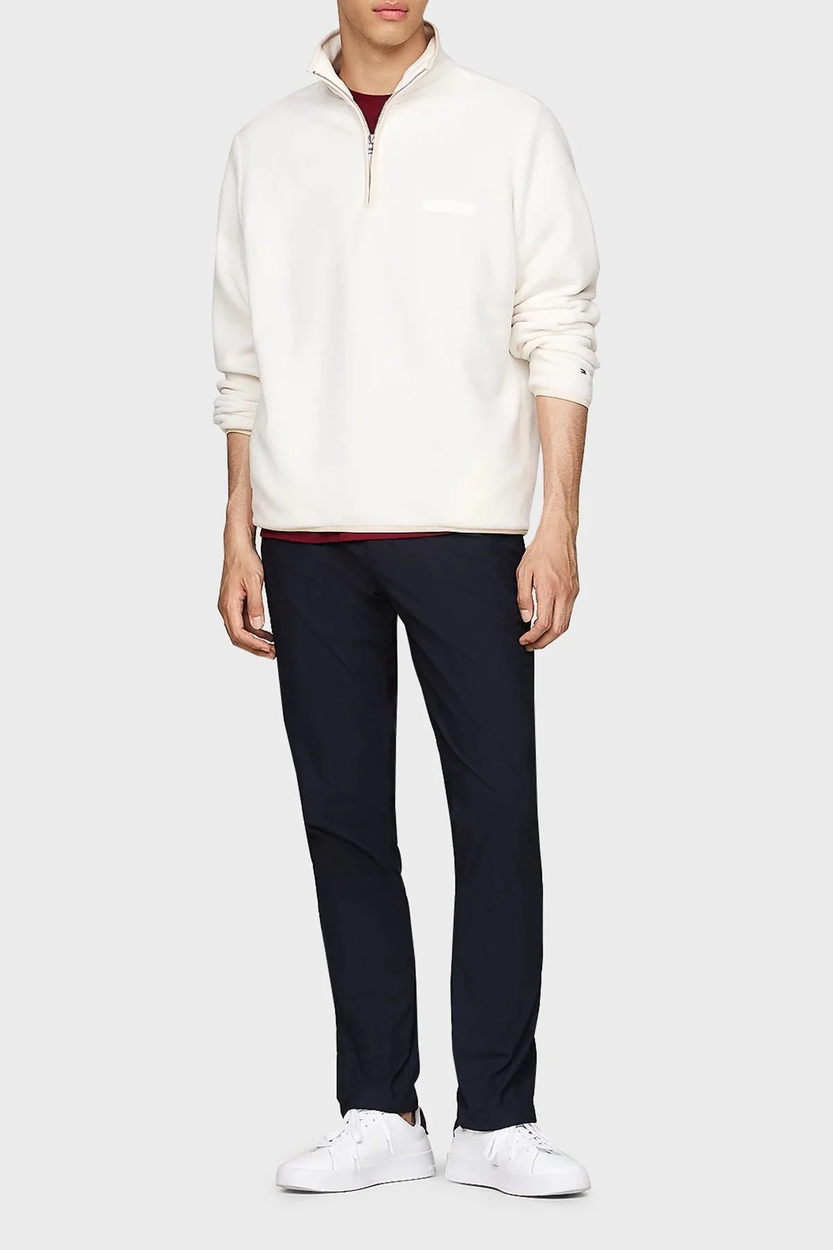 Tommy Hilfiger Straight Fit Normal Bel Düz Paça Erkek Pantolon MW0MW37350 DW5 LACİVERT - 8