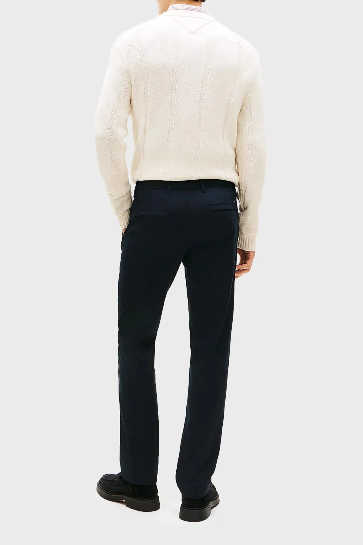 Tommy Hilfiger Straight Fit Normal Bel Düz Paça Erkek Pantolon MW0MW43408 DW5 LACİVERT - 3