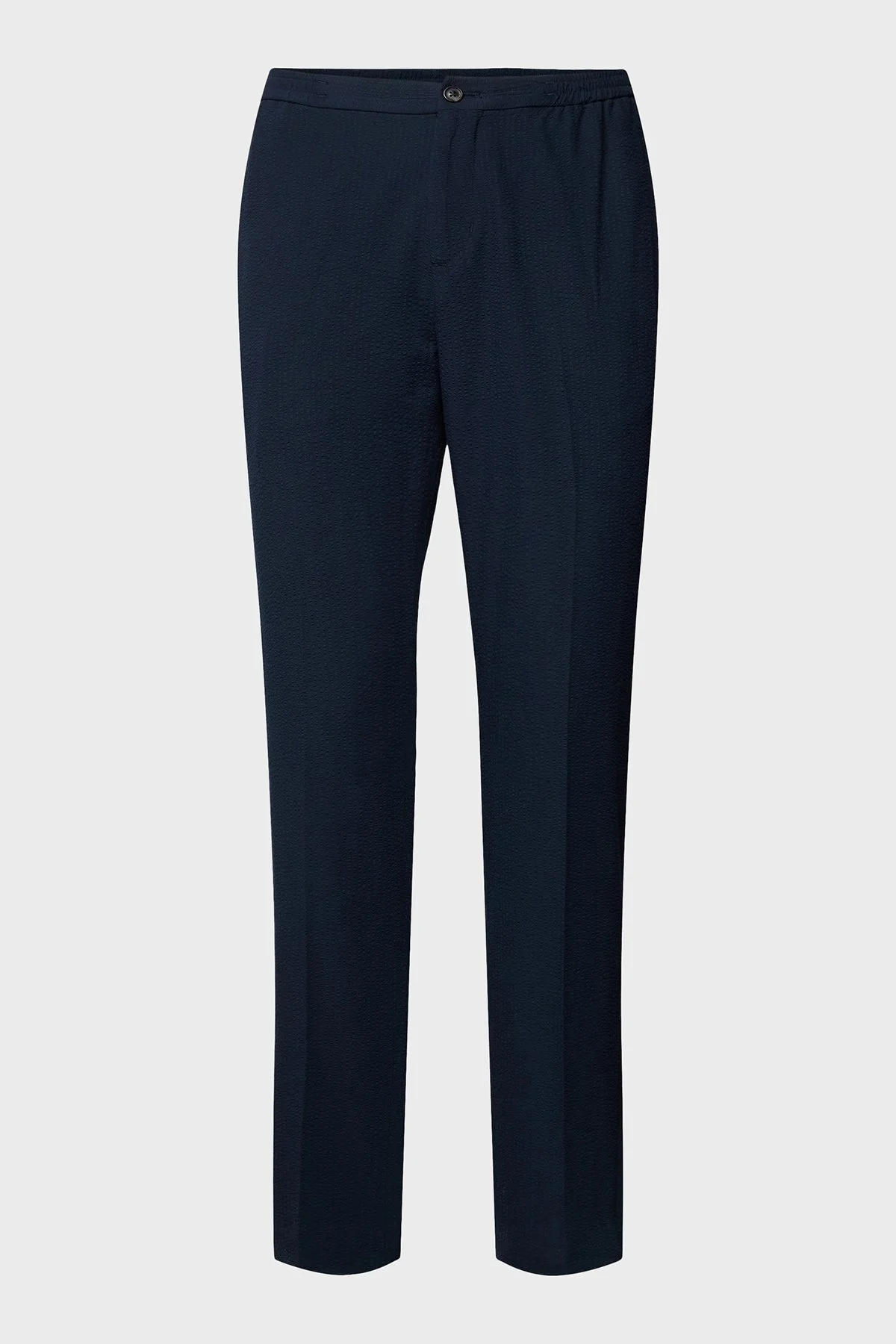 Tommy Hilfiger Streç Gofre Pamuklu Slim Fit Erkek Pantolon MW0MW34492 DW5 LACİVERT - 10