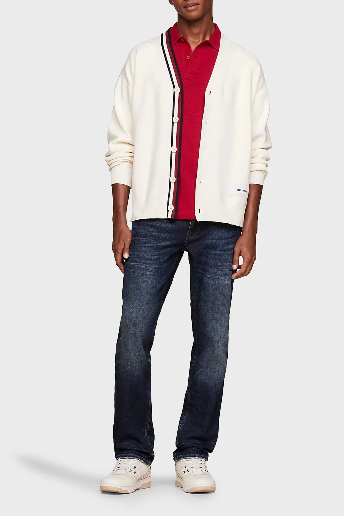 Tommy Hilfiger Streç Pamuklu Denton Straight Jeans Erkek Kot Pantolon MW0MW33973 1BN LACİVERT - 6