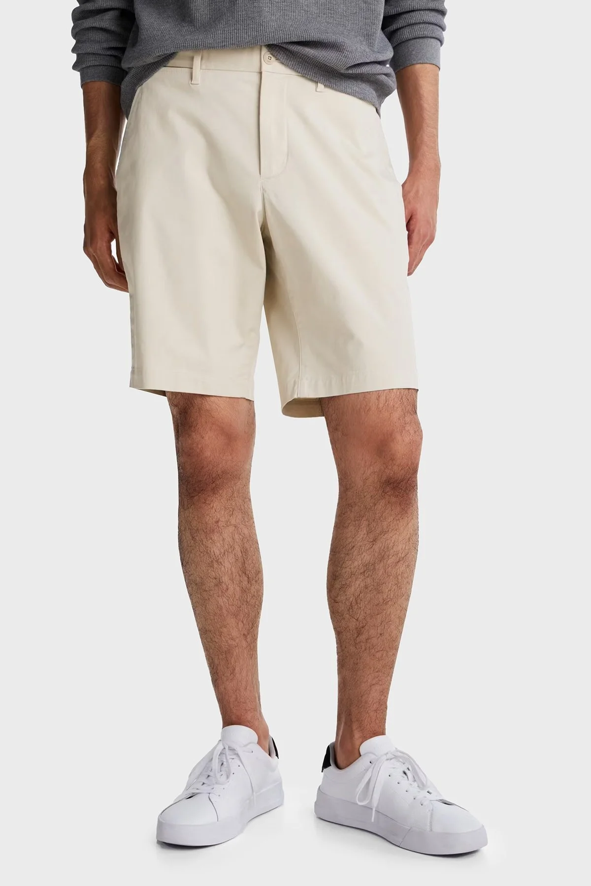 Tommy Hilfiger Streç Pamuklu Relaxed Fit Normal Bel Chino Erkek Short MW0MW23568 ACG BEJ - 5