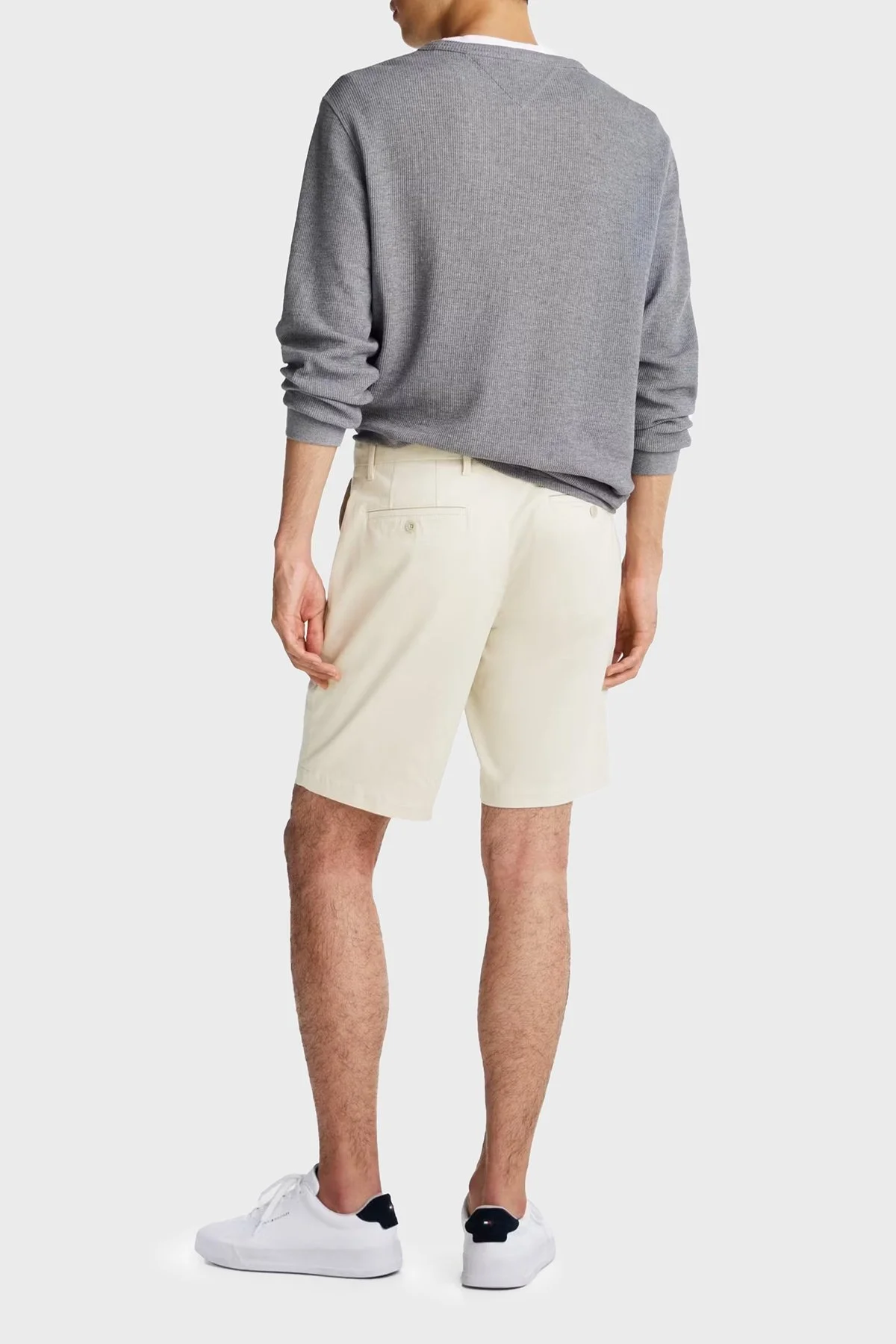 Tommy Hilfiger Streç Pamuklu Relaxed Fit Normal Bel Chino Erkek Short MW0MW23568 ACG BEJ - 7