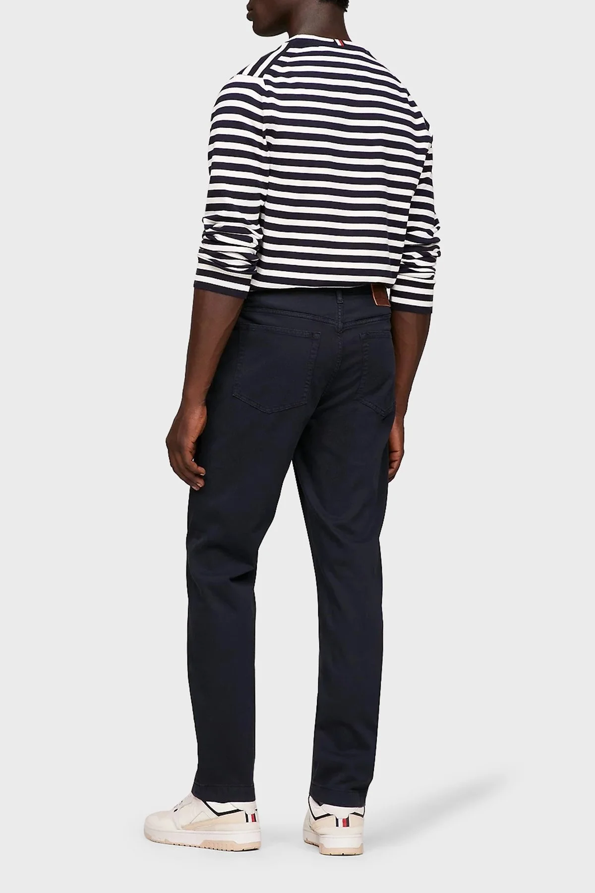 Tommy Hilfiger Streç Pamuklu Slim Fit Erkek Pantolon MW0MW33908 DW5 LACİVERT - 9