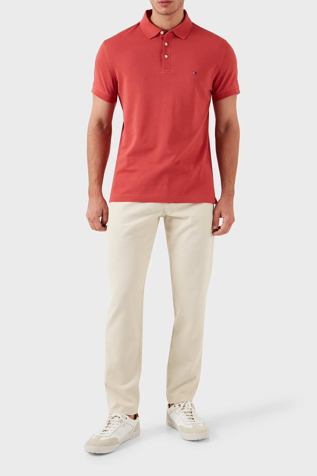 Tommy Hilfiger Streç Pamuklu Spor Erkek Pantolon MW0MW35635 ACI BEJ - 2