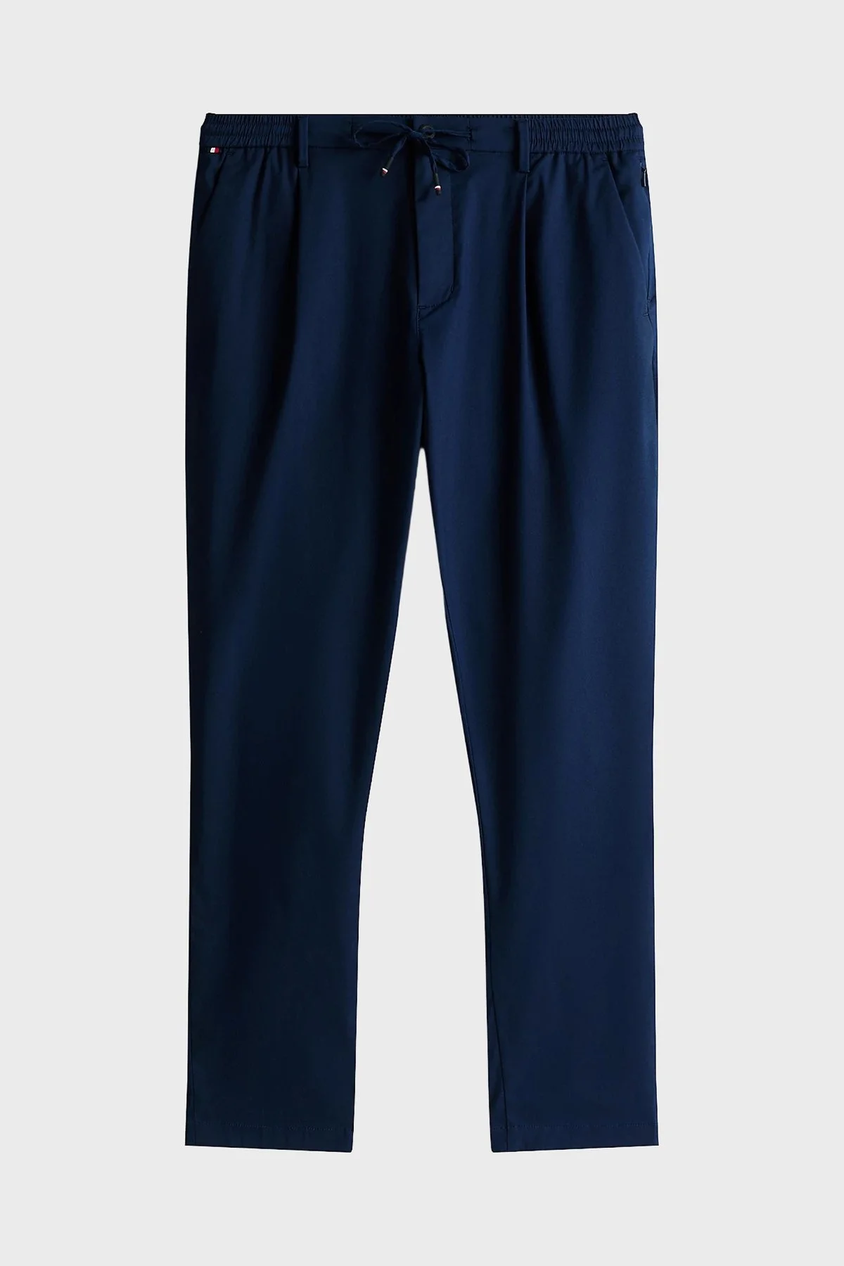 Tommy Hilfiger Streç Pamuklu Tapered Fit Normal Bel Düz Paça Erkek Pantolon MW0MW39702 DW5 LACİVERT - 5