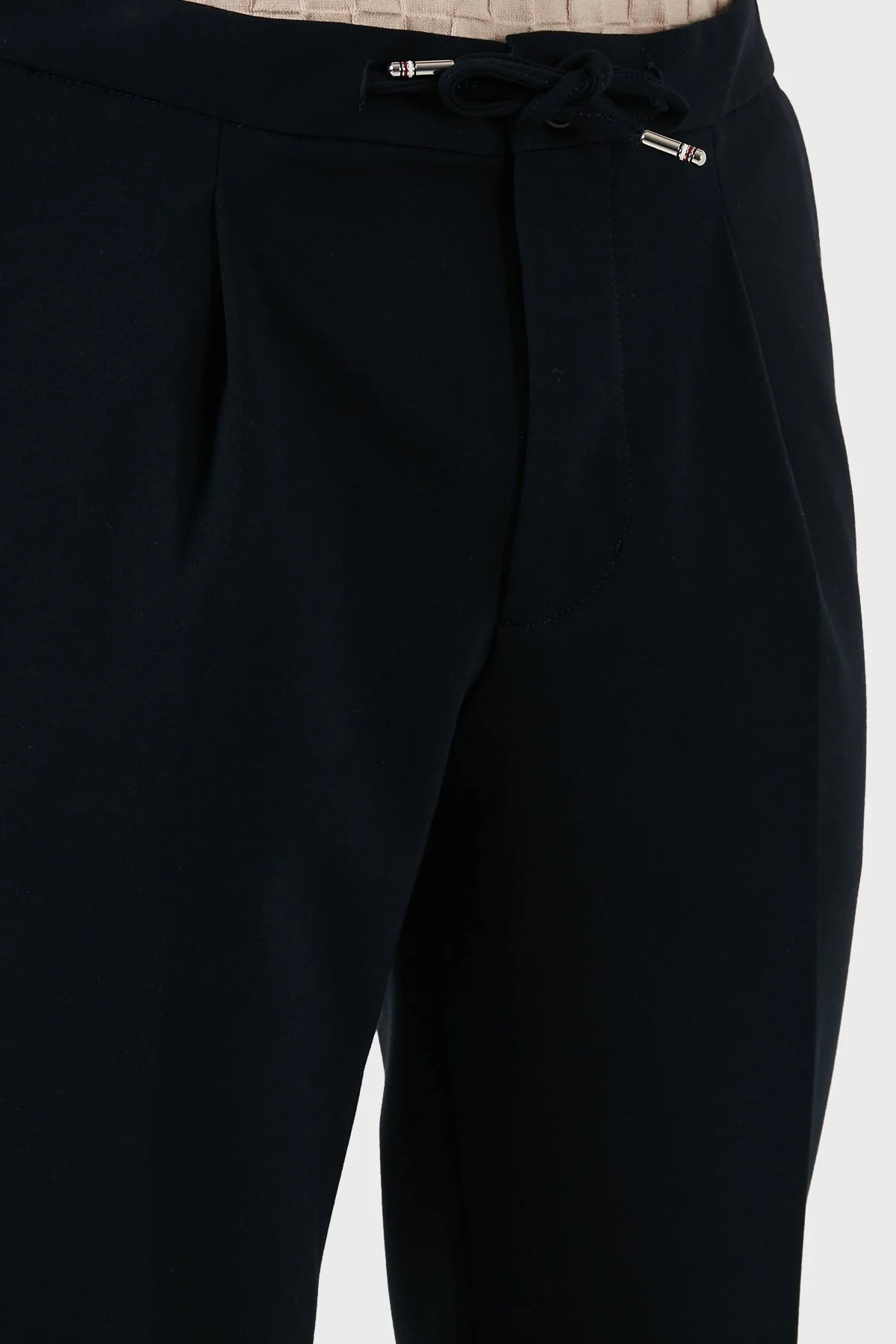 Tommy Hilfiger Streç Regular Fit Normal Bel Boru Paça Jogger Erkek Pantolon MW0MW35741 DW5 LACİVERT - 6