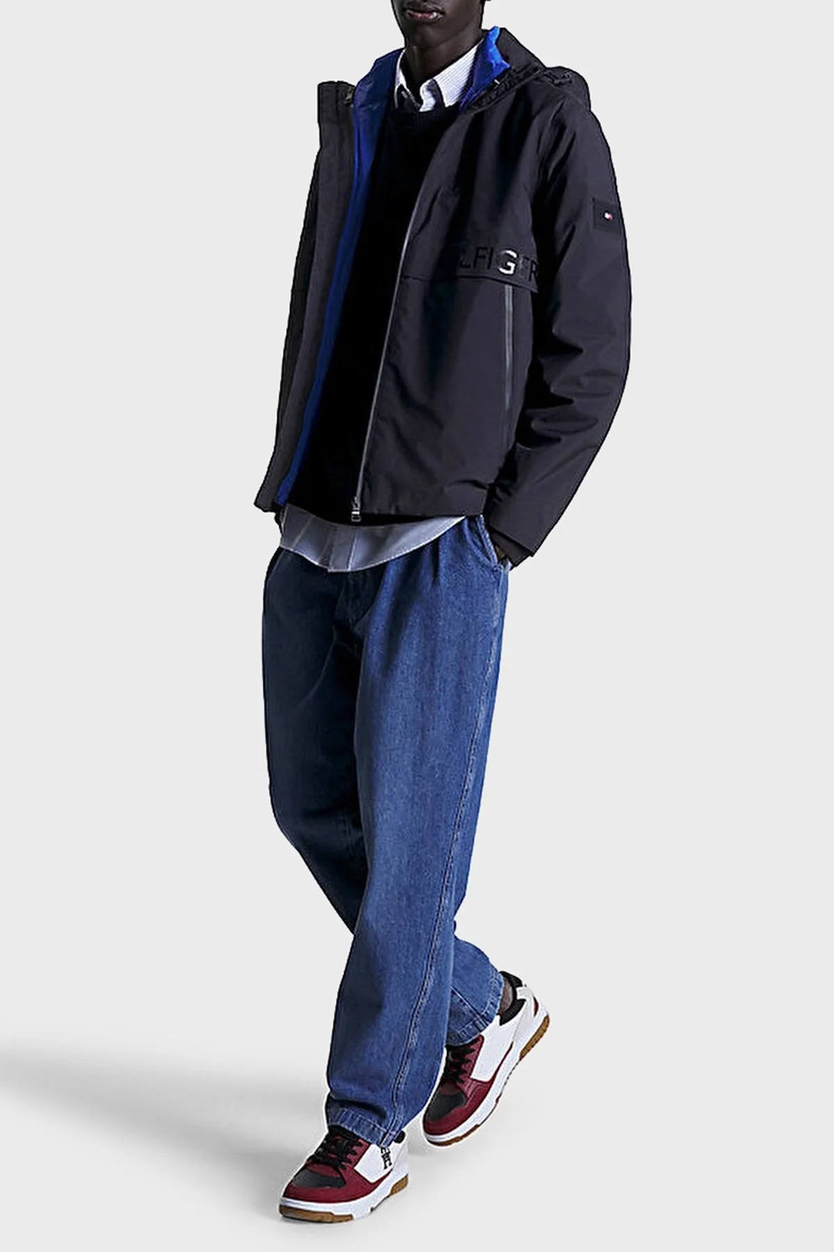 Tommy Hilfiger Su Geçirmez Yalıtımlı 3 in 1 Kapüşonlu Erkek Ceket MW0MW31646 DW5 LACİVERT - 4