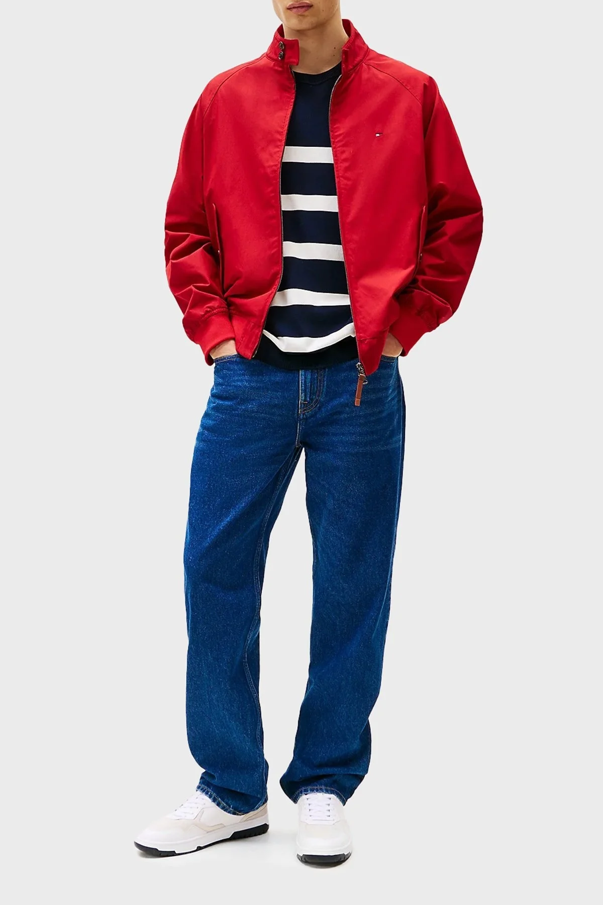 Tommy Hilfiger Süet Detaylı Deri Sneaker Erkek Ayakkabı FM0FM05490 YBS BEYAZ - 9