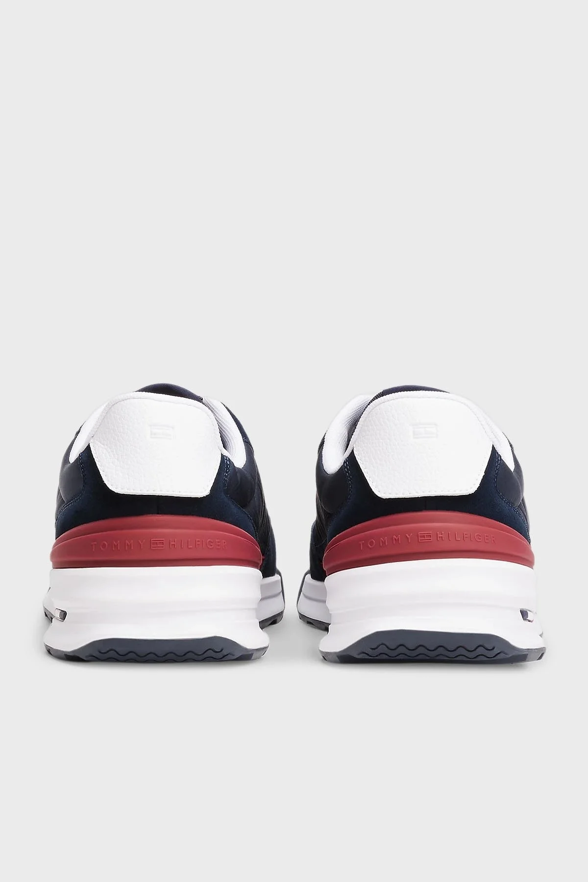 Tommy Hilfiger Süet Detaylı Logolu Sneaker Erkek Ayakkabı FM0FM05523 DW5 LACİVERT - 13