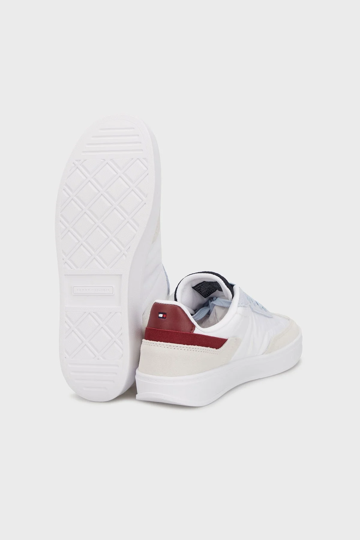 Tommy Hilfiger Süet Logolu Bayan Ayakkabı FW0FW08643 0K6 BEYAZ - 4