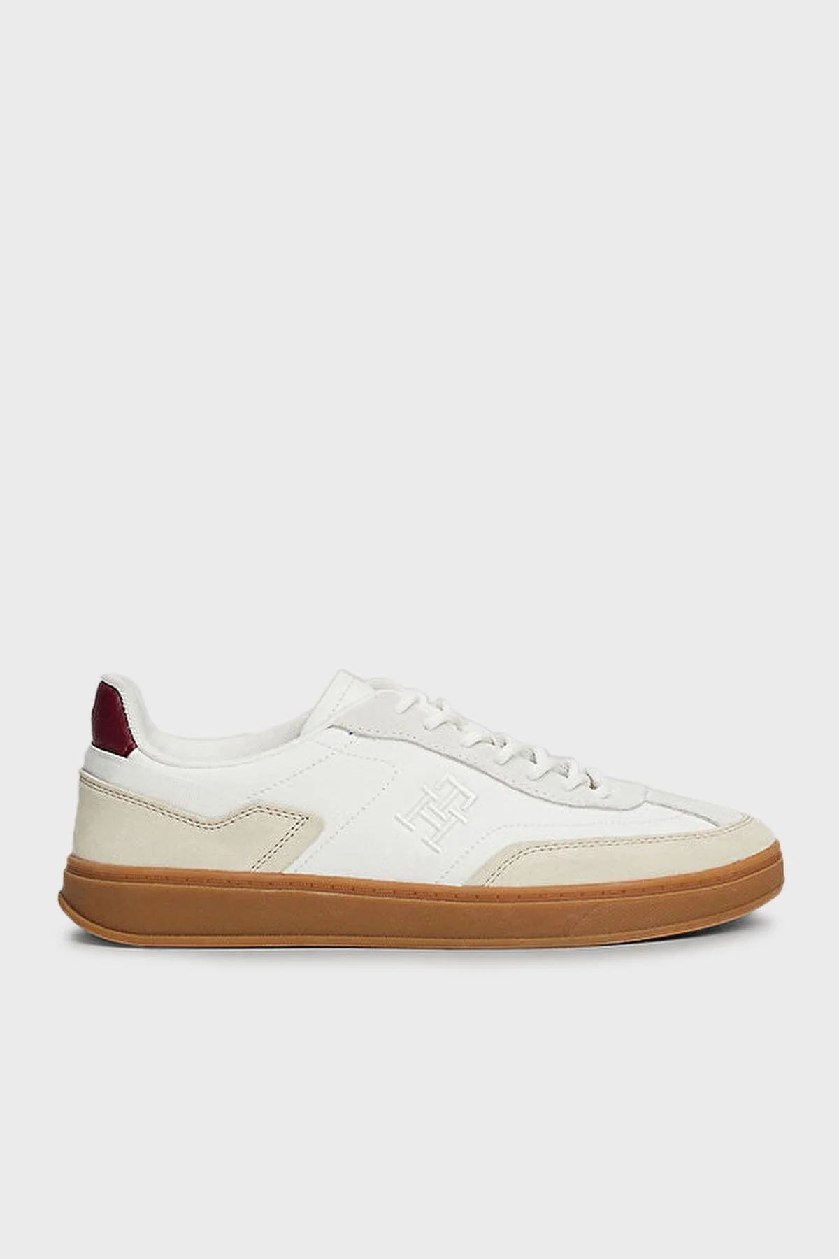 Tommy Hilfiger Süet Logolu Sneaker Bayan Ayakkabı FW0FW08186 ACI BEJ - 7