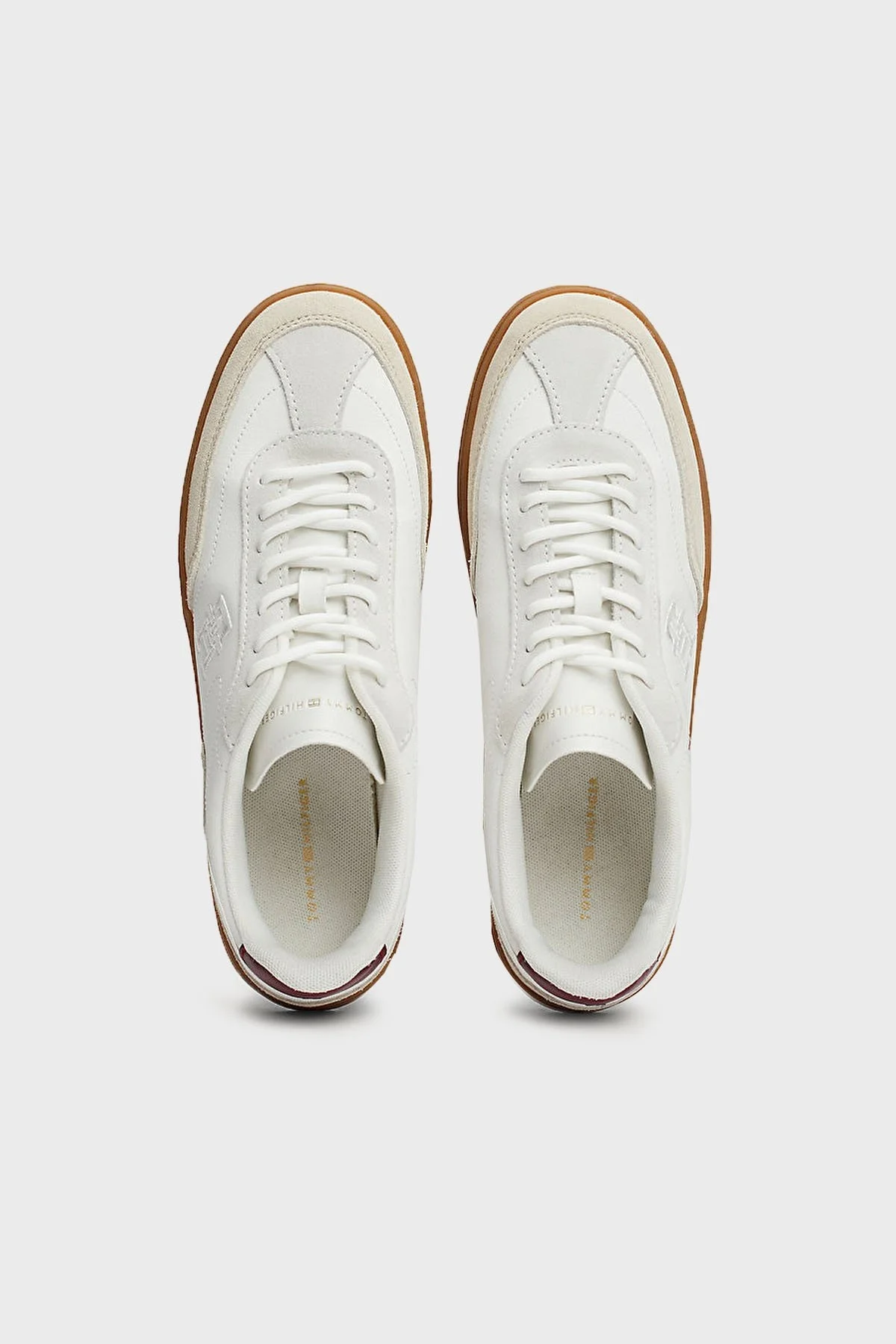 Tommy Hilfiger Süet Logolu Sneaker Bayan Ayakkabı FW0FW08186 ACI BEJ - 10