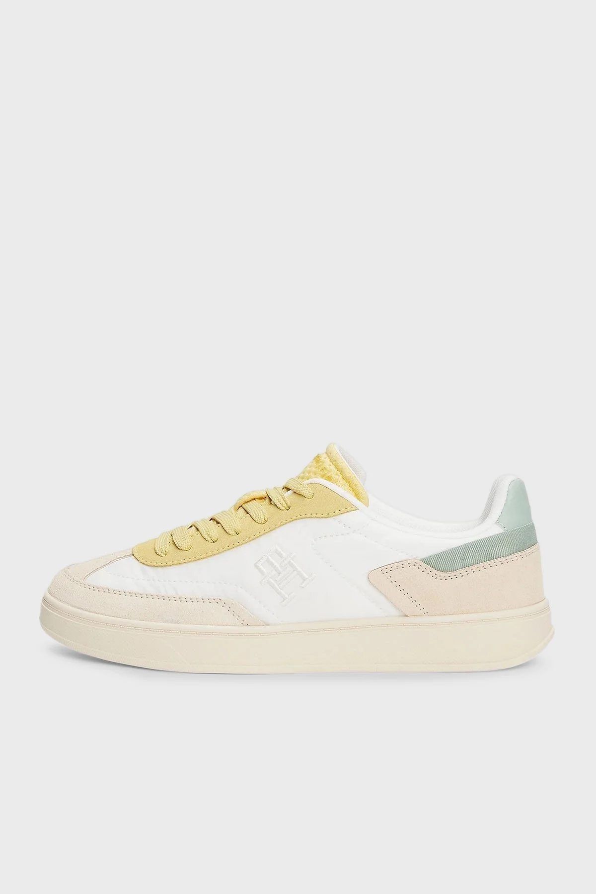 Tommy Hilfiger Süet Logolu Sneaker Bayan Ayakkabı FW0FW08643 ACJ BEJ - 2