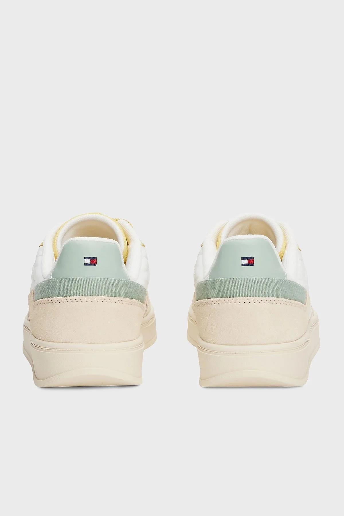 Tommy Hilfiger Süet Logolu Sneaker Bayan Ayakkabı FW0FW08643 ACJ BEJ - 6