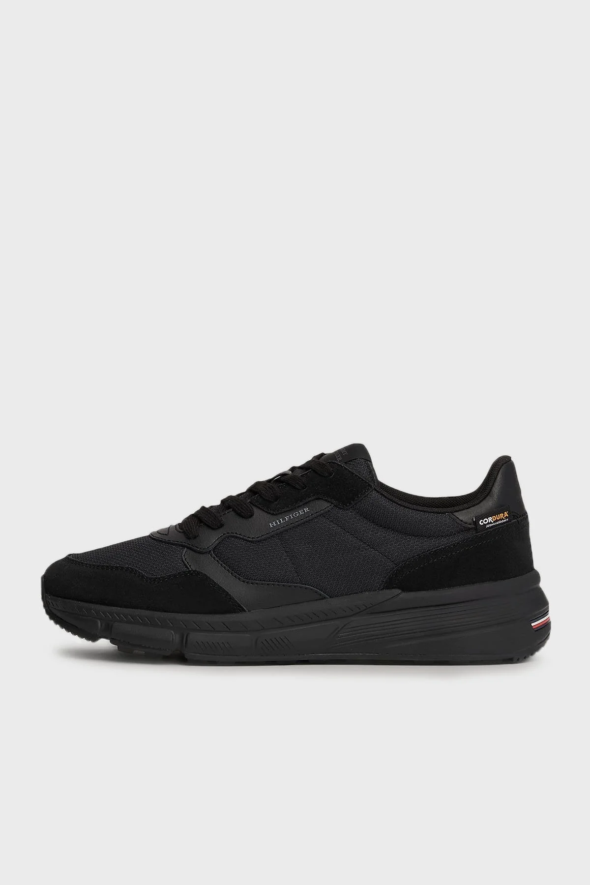 Tommy Hilfiger Süet Logolu Sneaker Erkek Ayakkabı FM0FM05218 BDS SİYAH - 14