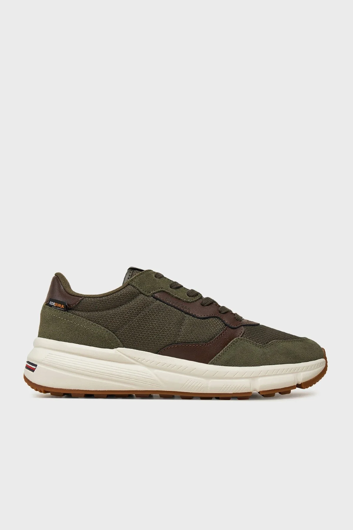 Tommy Hilfiger Süet Logolu Sneaker Erkek Ayakkabı FM0FM05218 RBN KOYU HAKİ - 6
