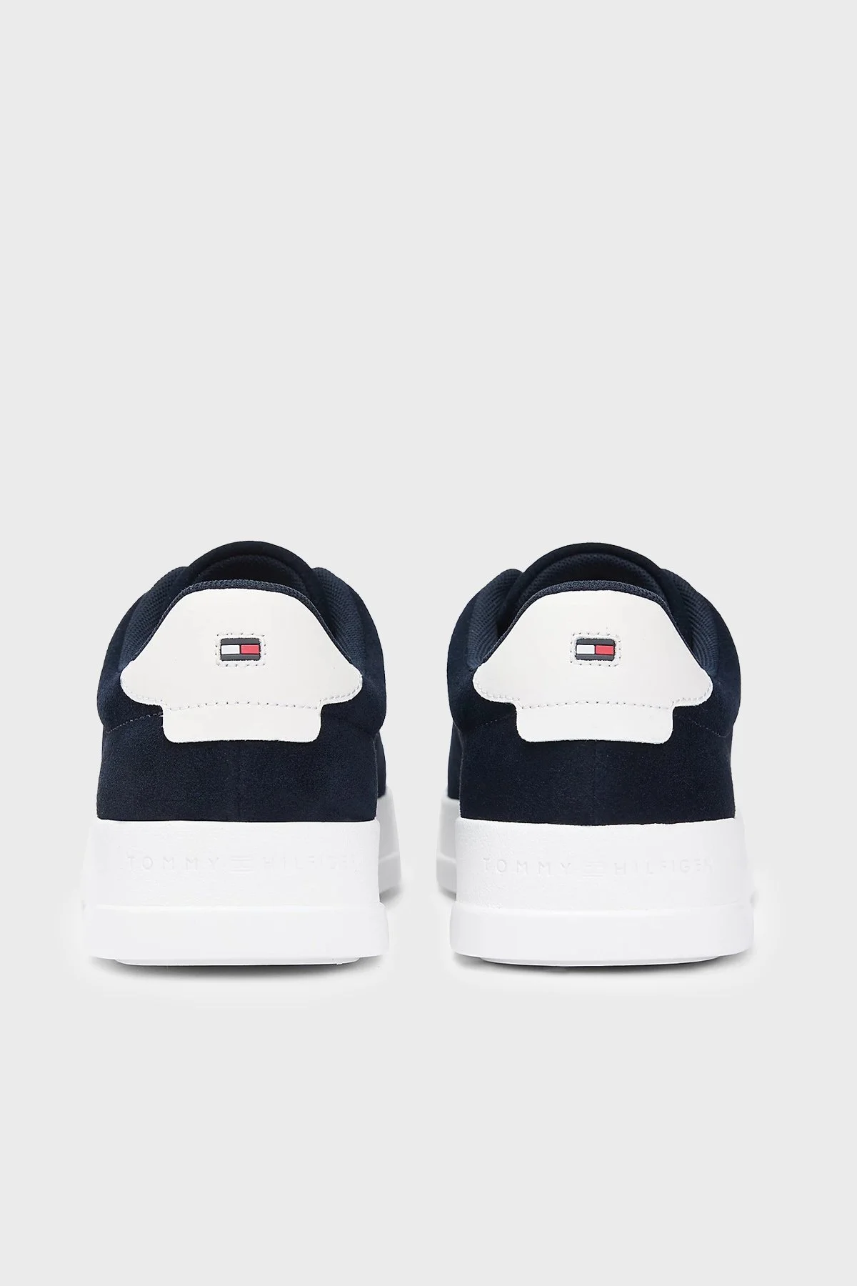 Tommy Hilfiger Süet Logolu Sneaker Erkek Ayakkabı FM0FM05716 DW5 LACİVERT - 6