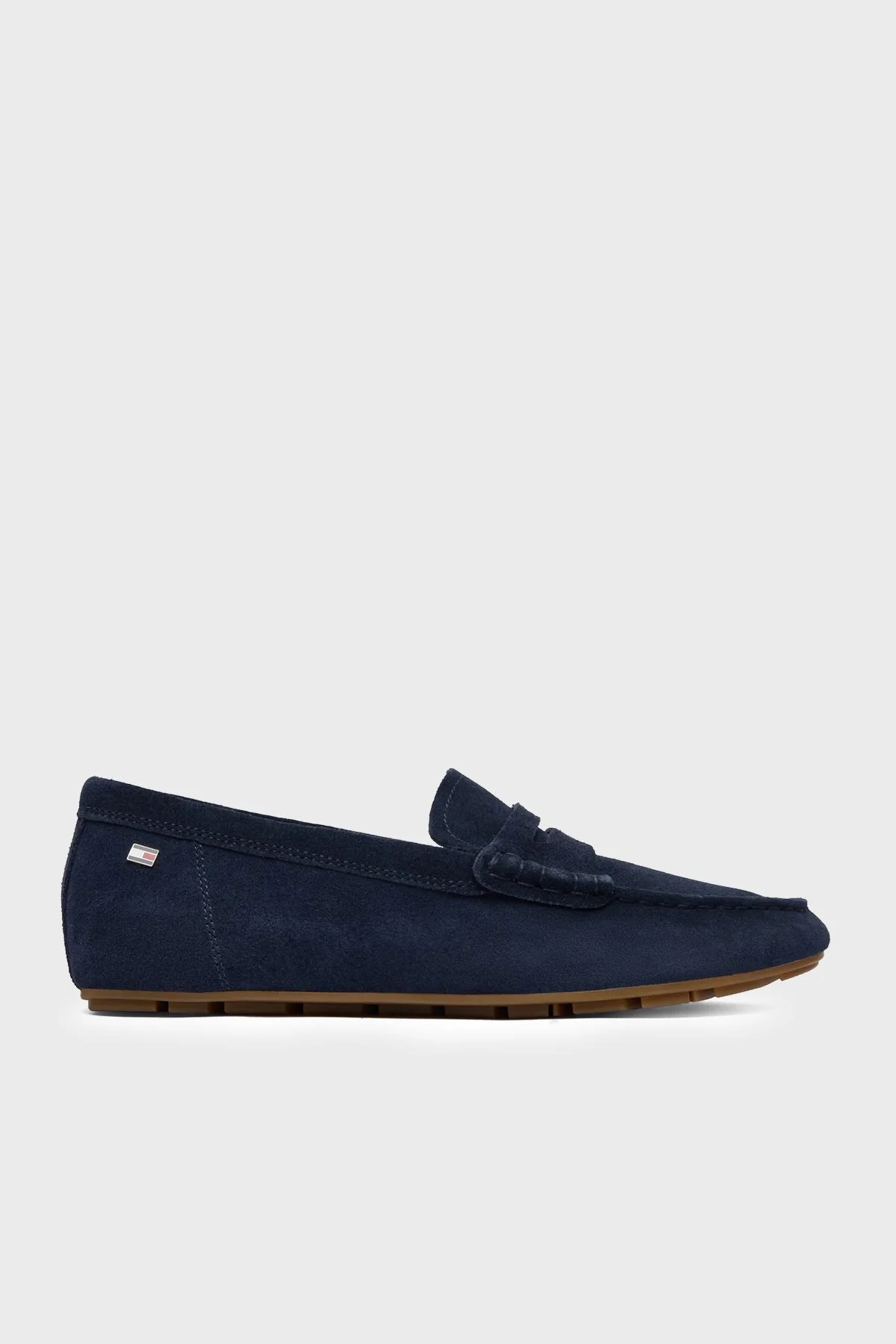 Tommy Hilfiger Süet Makosen Kadın Ayakkabı FW0FW08558 DW6 LACİVERT - 1