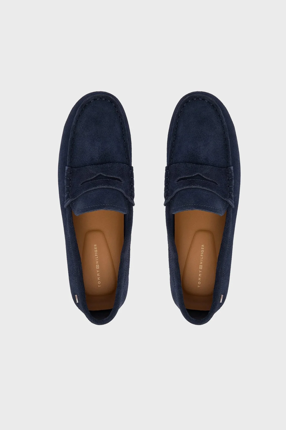 Tommy Hilfiger Süet Makosen Kadın Ayakkabı FW0FW08558 DW6 LACİVERT - 3