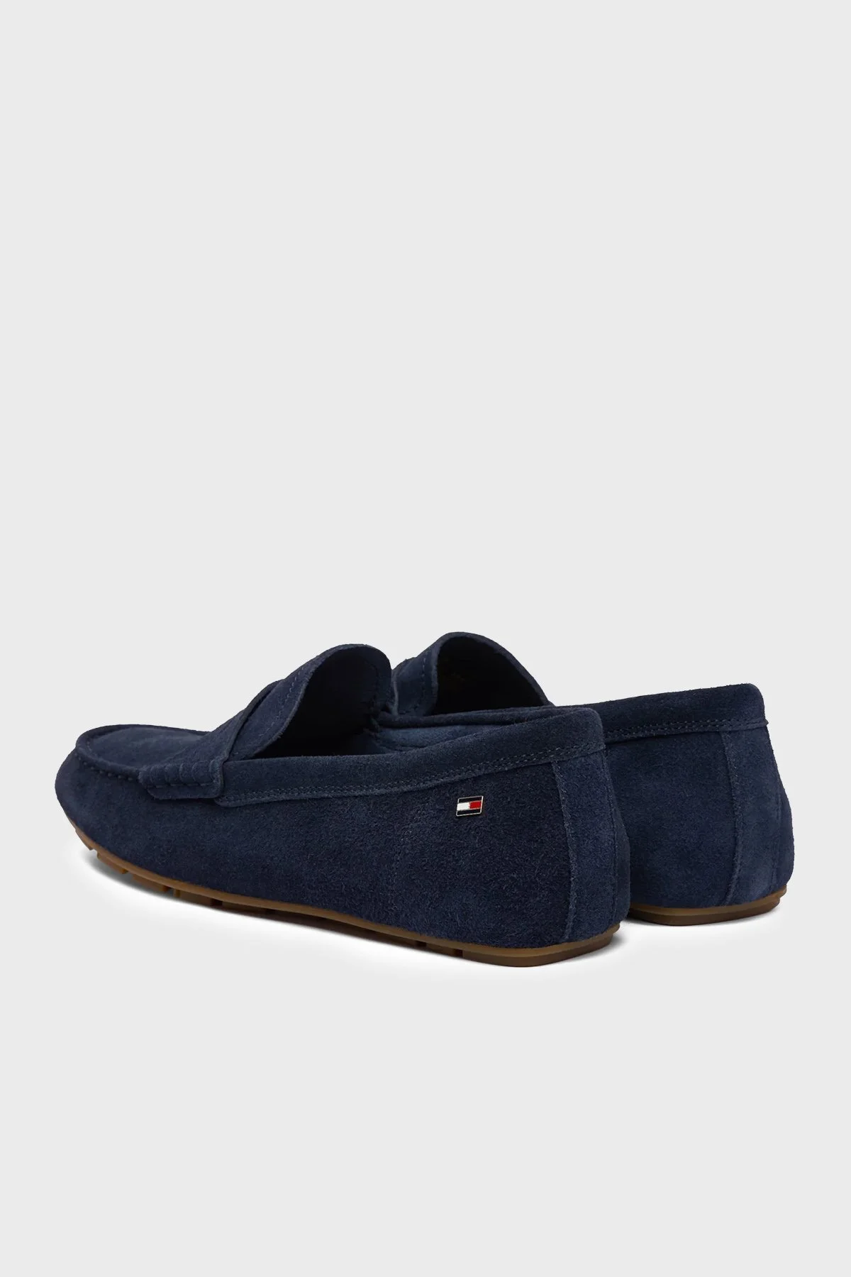 Tommy Hilfiger Süet Makosen Kadın Ayakkabı FW0FW08558 DW6 LACİVERT - 4