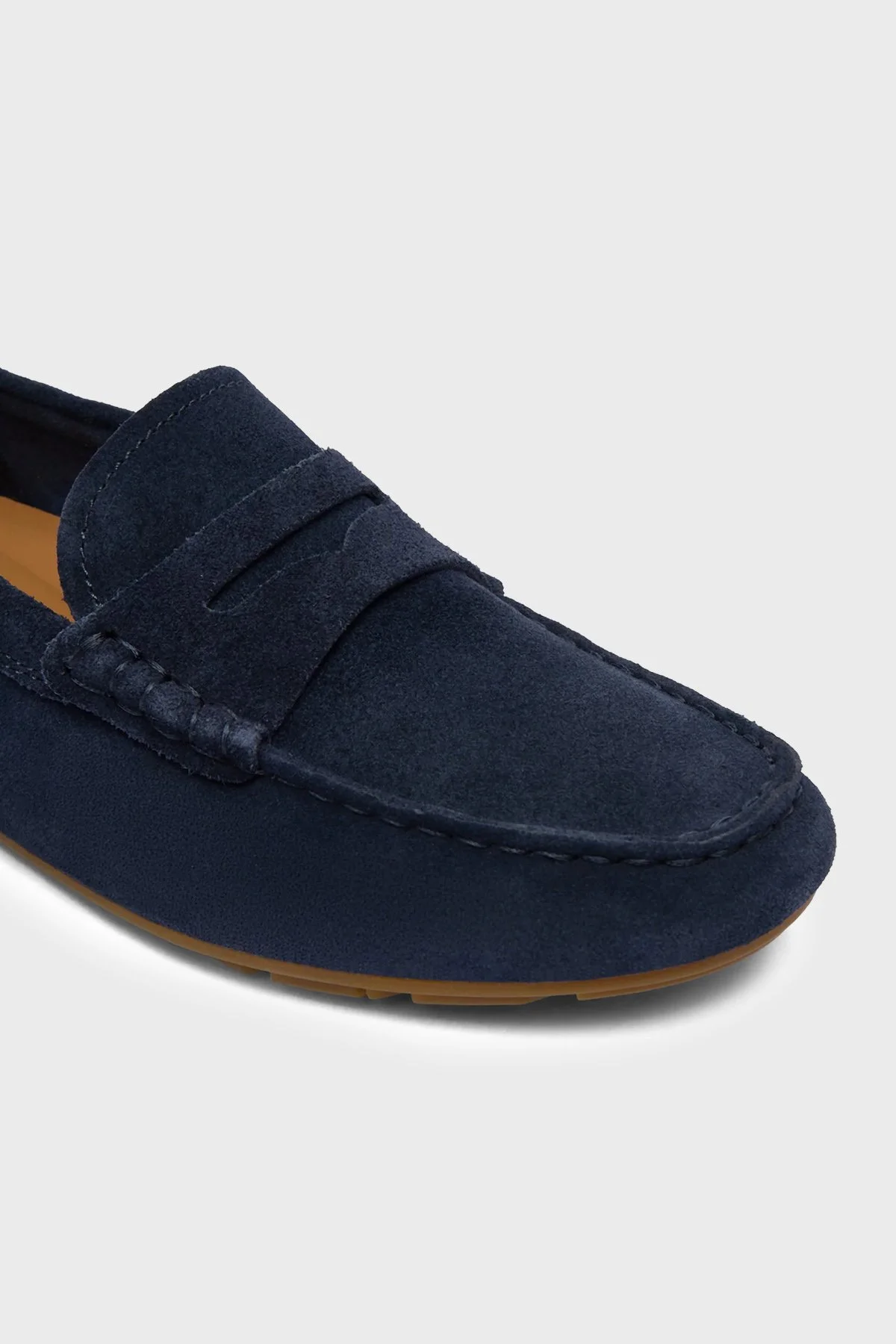 Tommy Hilfiger Süet Makosen Kadın Ayakkabı FW0FW08558 DW6 LACİVERT - 6