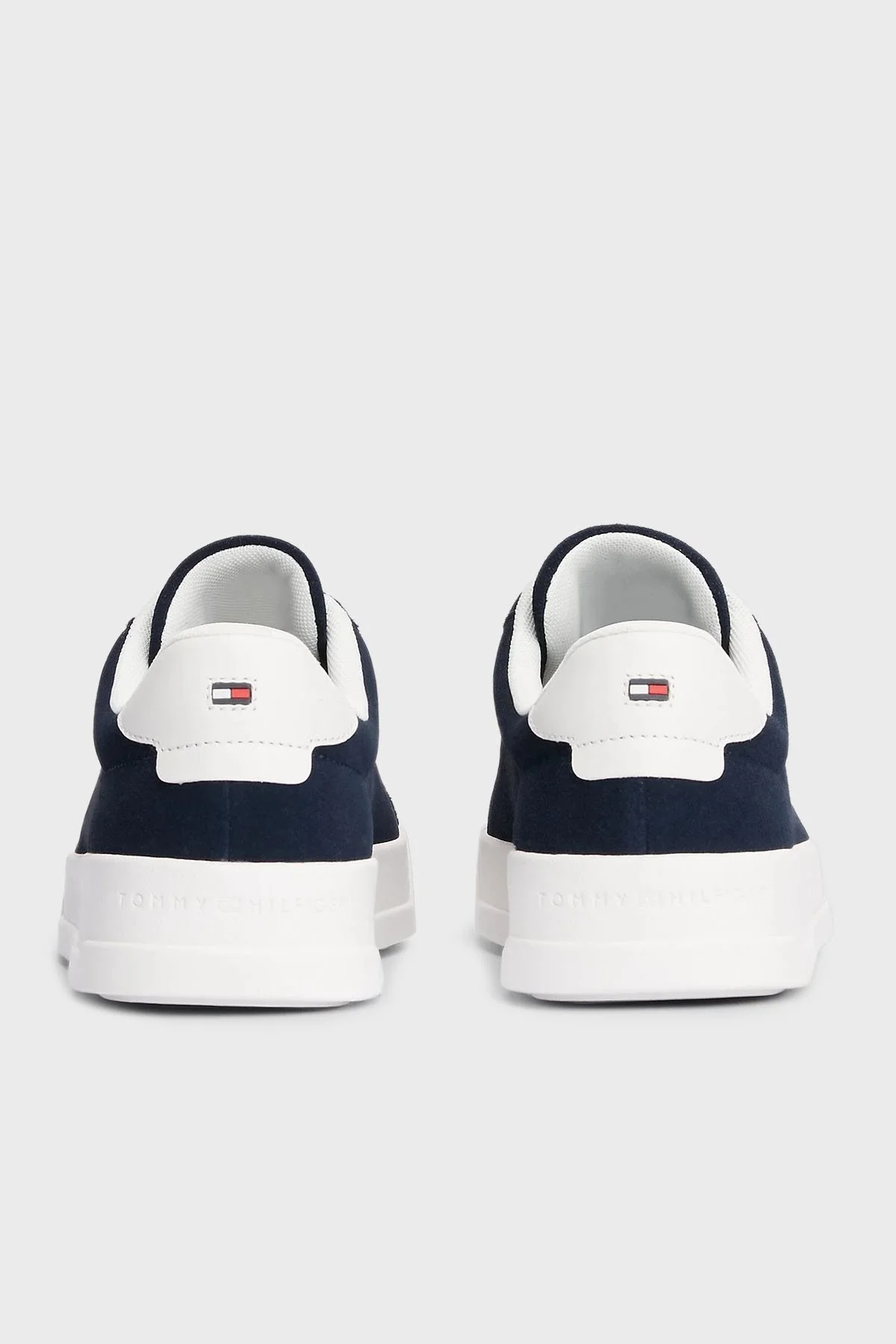 Tommy Hilfiger Süet Plartform Sneaker Erkek Ayakkabı FM0FM05459 DW5 LACİVERT - 4