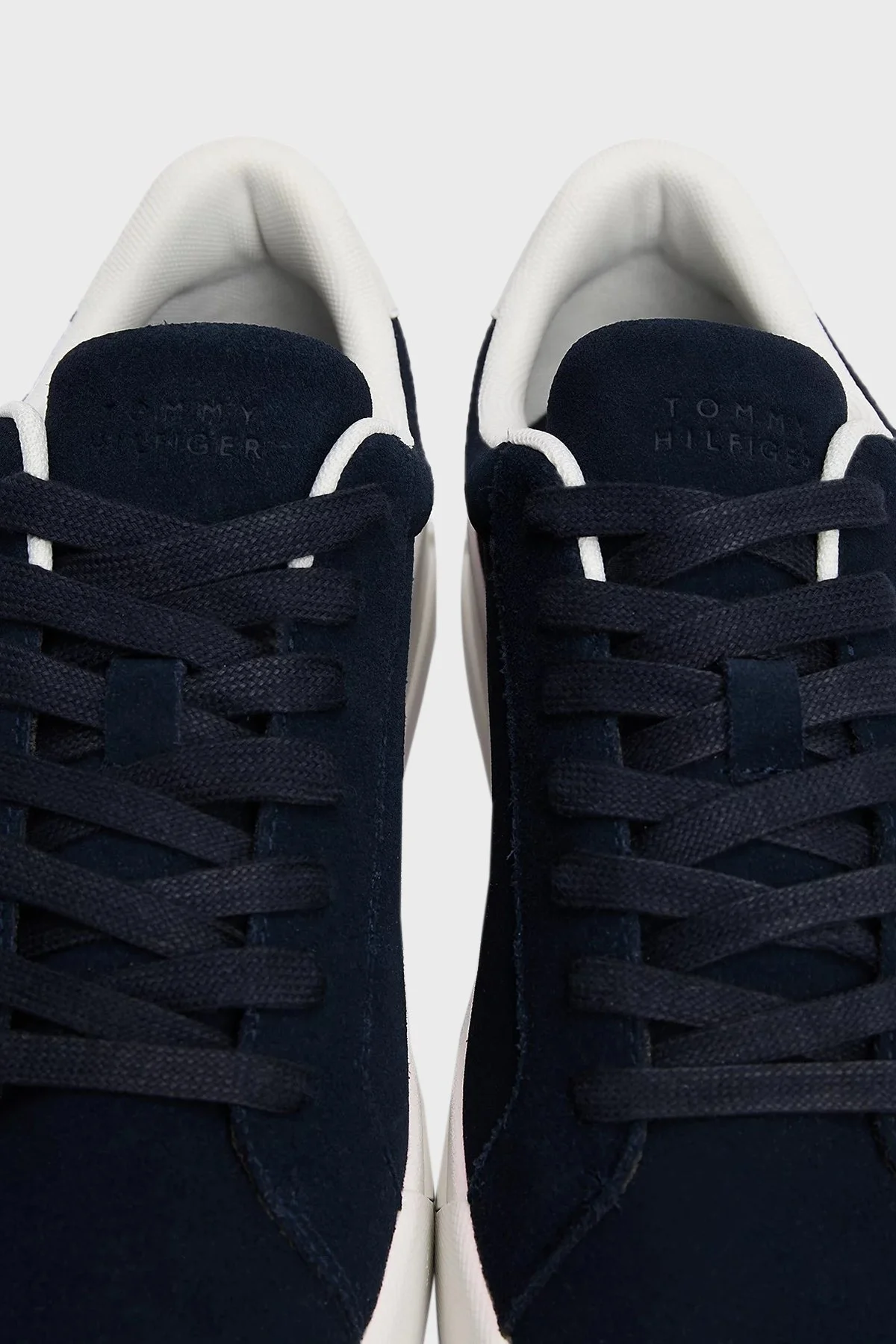 Tommy Hilfiger Süet Plartform Sneaker Erkek Ayakkabı FM0FM05459 DW5 LACİVERT - 6