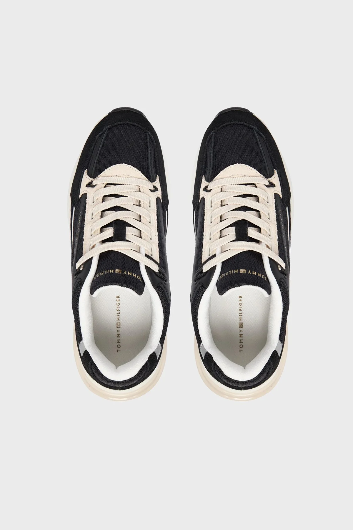 Tommy Hilfiger Süet Sneaker Kadın Ayakkabı FW0FW09187 BDS SİYAH - 3