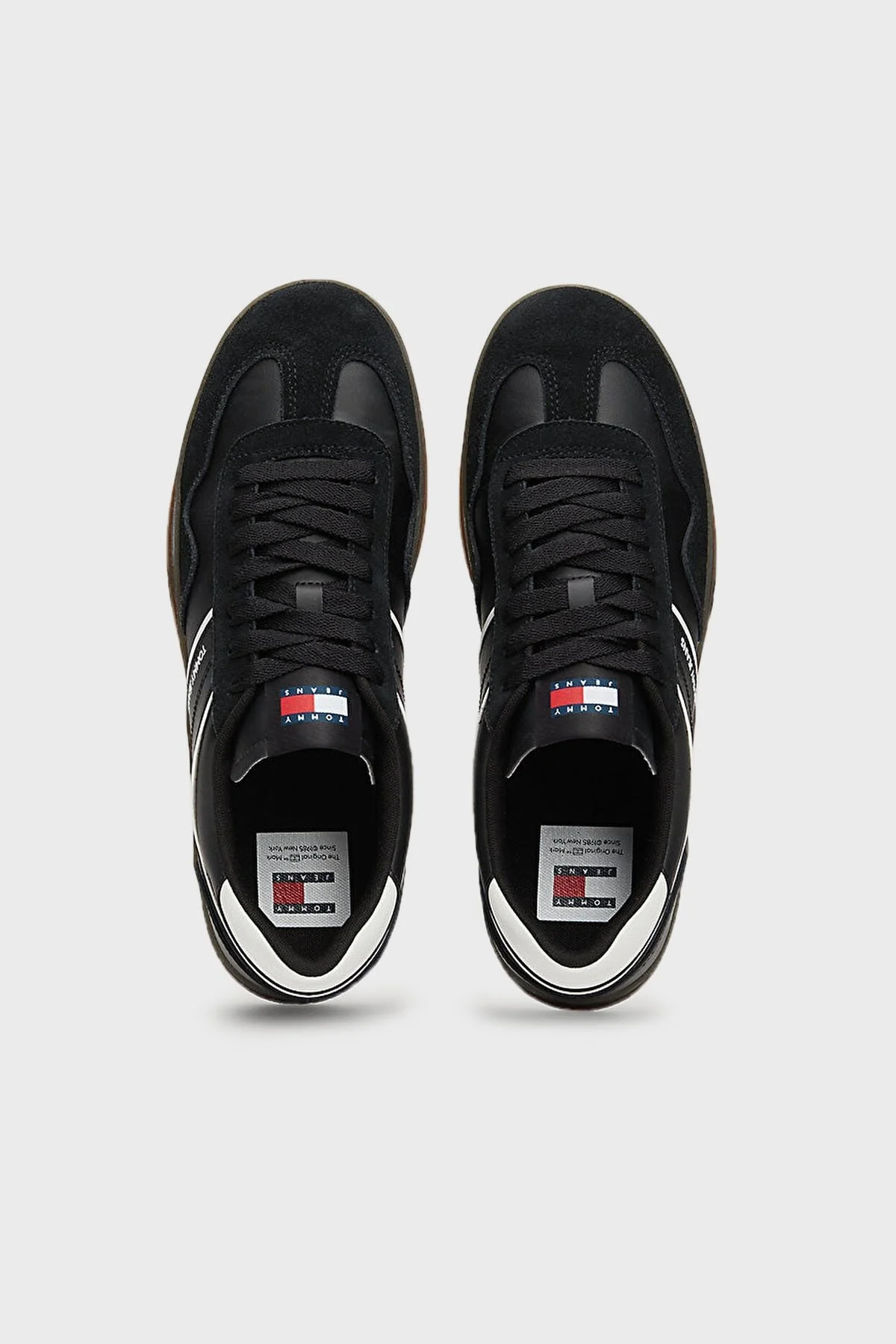 Tommy Hilfiger Süet Sneaker Erkek Ayakkabı EM0EM01414 BDS SİYAH - 4