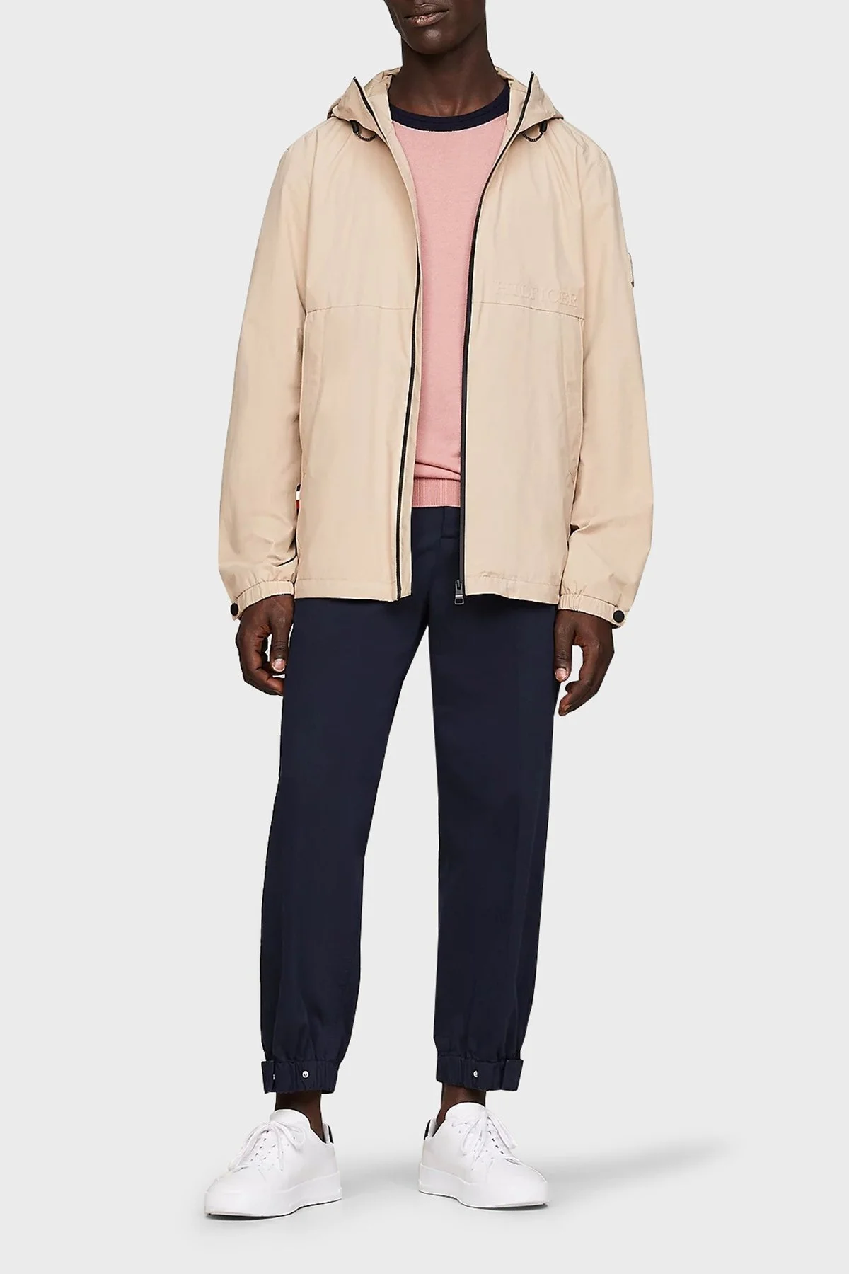 Tommy Hilfiger Sura Dayanıklı Regular Fit Kapüşonlu Erkek Mont MW0MW34456 AEG BEJ - 3