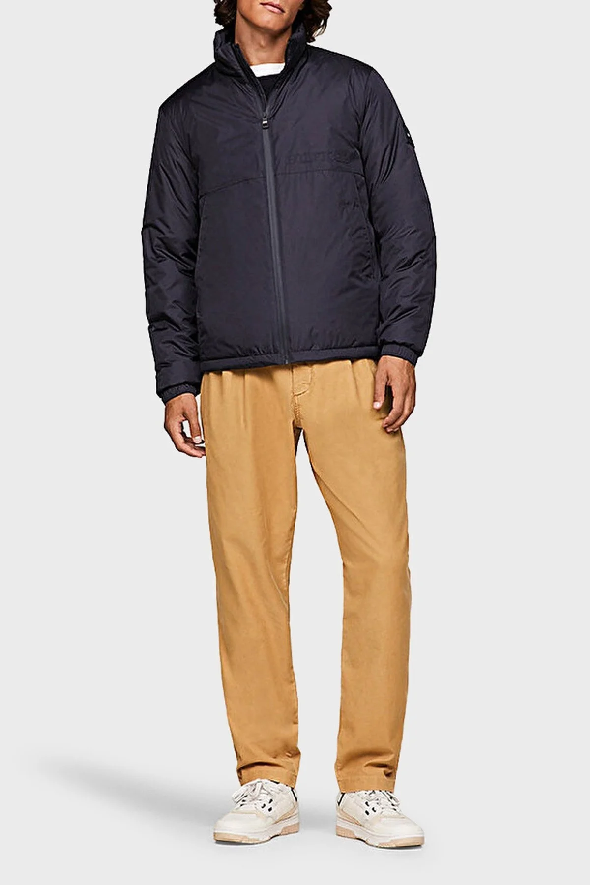 Tommy Hilfiger Suya Dayanıklı Yalıtımlı Regular Fit Erkek Mont MW0MW34237 DW5 LACİVERT - 2