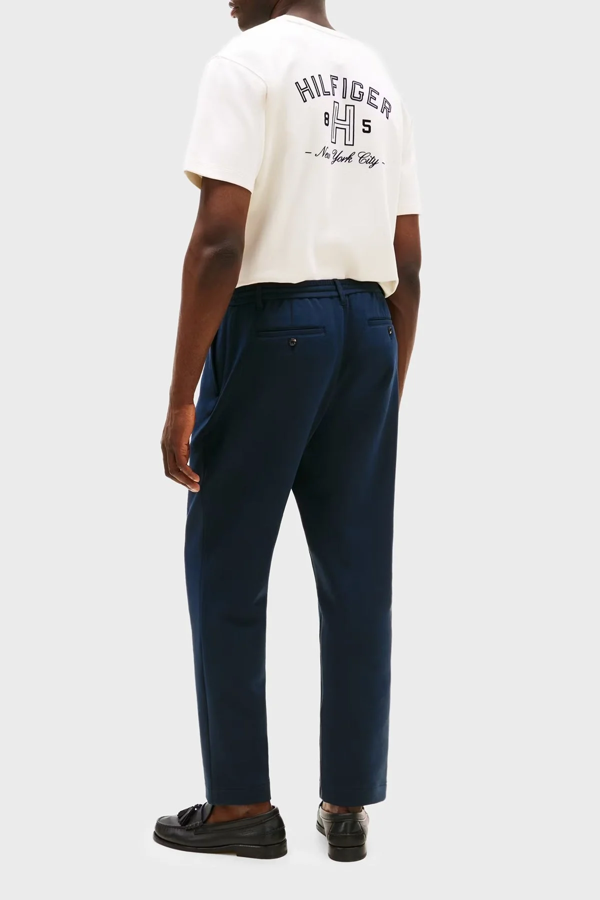 Tommy Hilfiger Traped Fit Normal Bel Darlan Paça Erkek Pantolon MW0MW39705 DW5 LACİVERT - 3