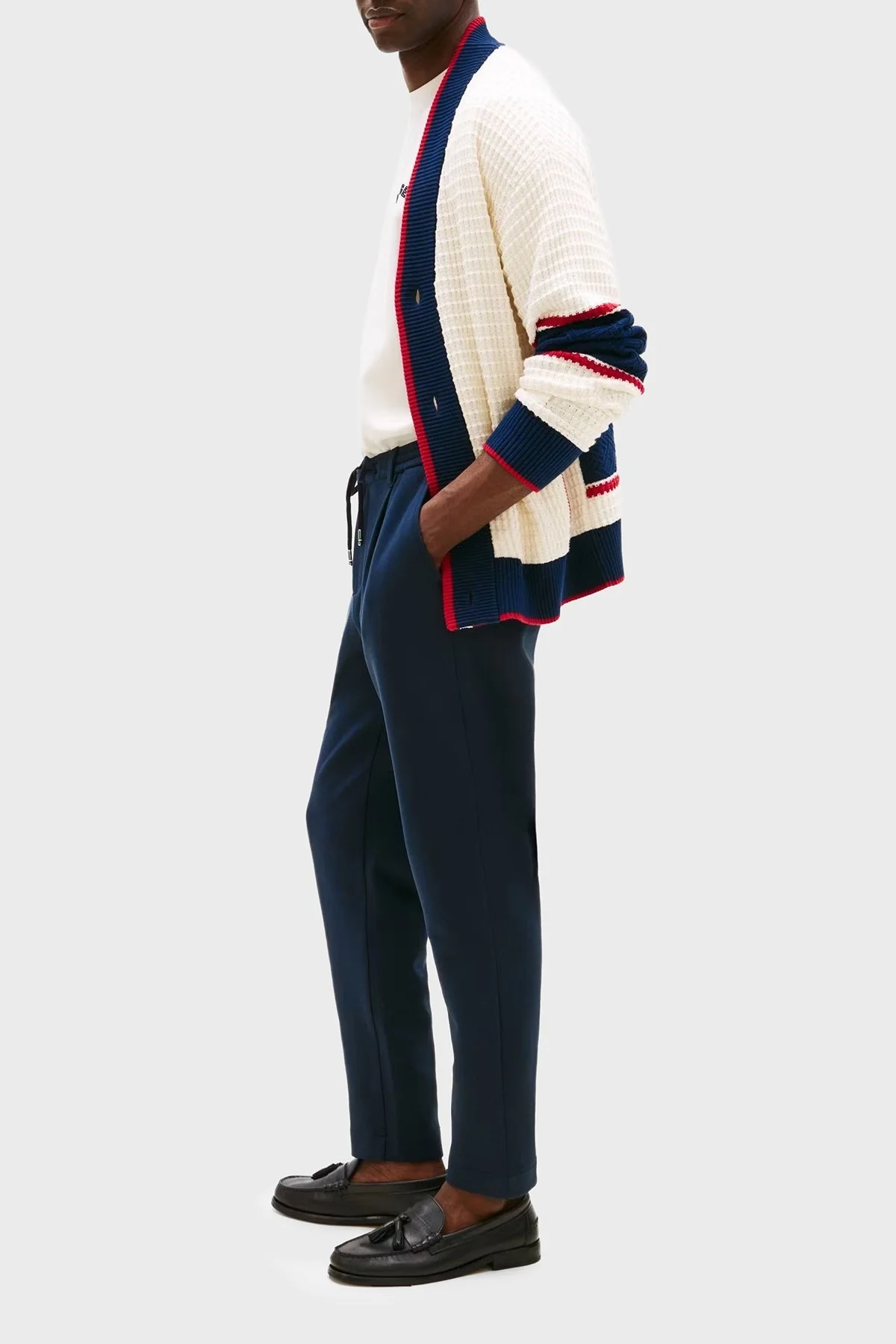 Tommy Hilfiger Traped Fit Normal Bel Darlan Paça Erkek Pantolon MW0MW39705 DW5 LACİVERT - 4