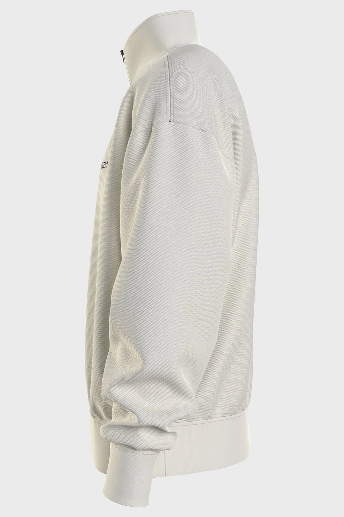 Tommy Hilfiger Yarım Fermuarlı Balıkçı Yaka Erkek Sweat MW0MW33637 YBI BEYAZ - 4