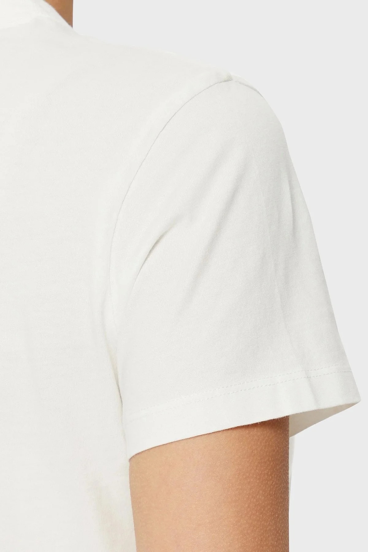 Tommy Jeans % 100 Pamuk Regular Fit Bisiklet Yaka Bayan T Shirt DW0DW20153 YBL BEYAZ - 4