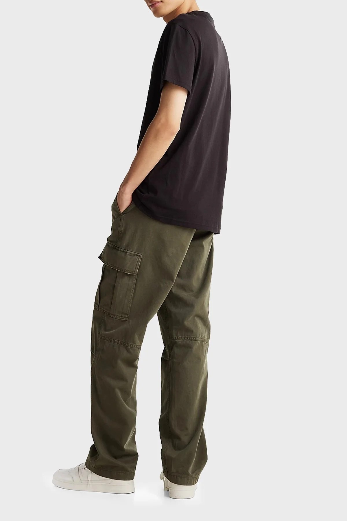 Tommy Jeans % 100 Pamuk Regular Fit Bisiklet Yaka Erkek T Shirt DM0DM21140 BDS SİYAH - 7