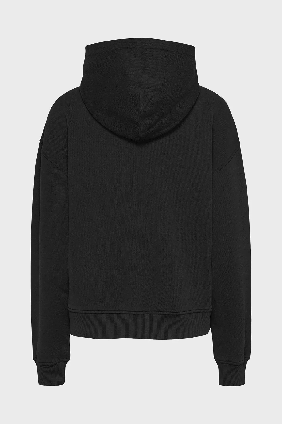 Tommy Jeans % 100 Pamuk Relaxed Fit Kapüşonlu Bayan Sweat DW0DW19412 BDS SİYAH - 7