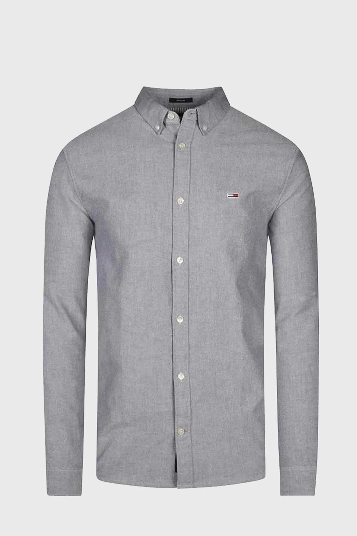 Tommy Jeans % 100 Pamuklu Regular Fit Erkek Gömlek DM0DM19134 C1G LACİVERT - 11