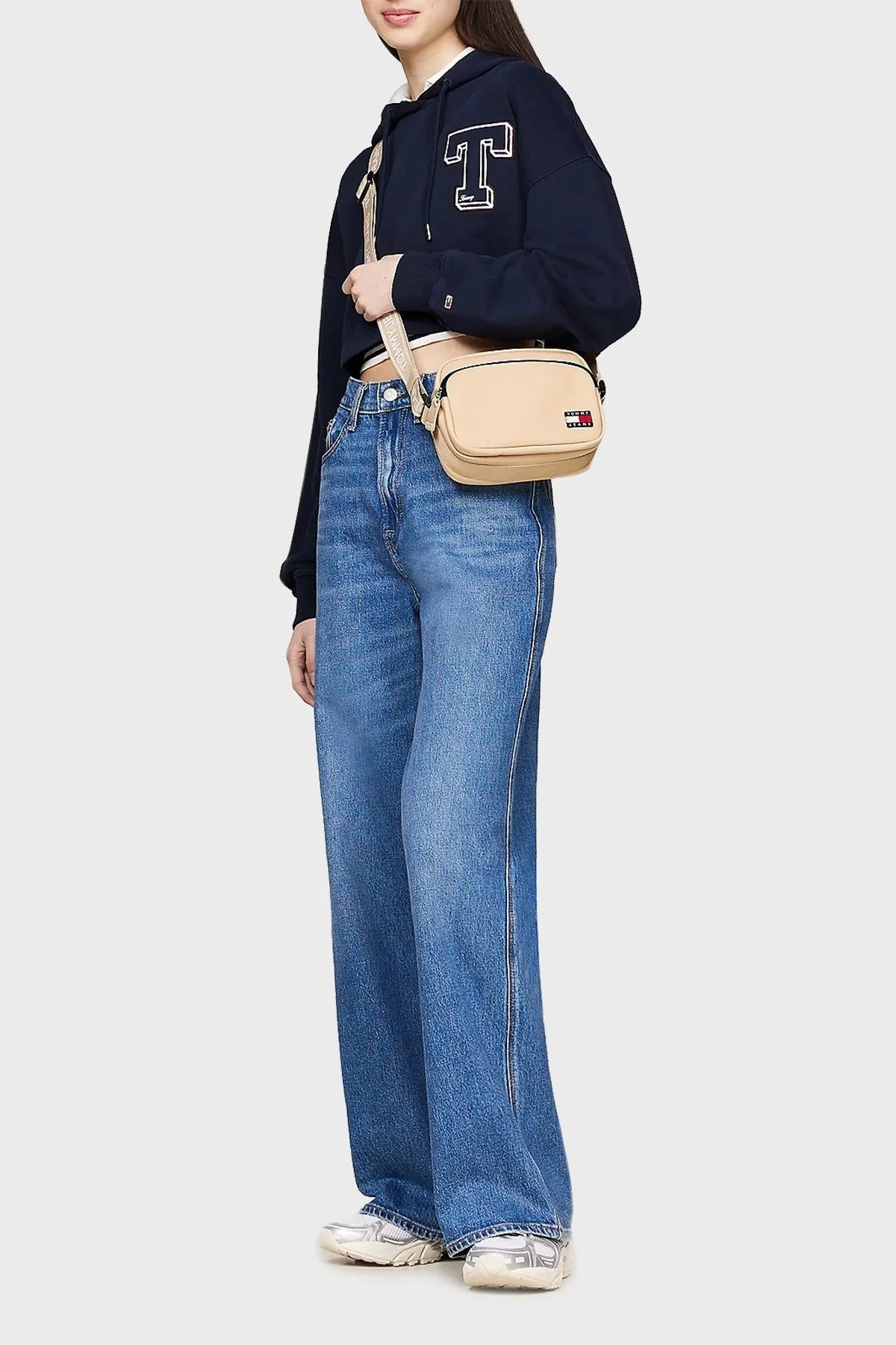 Tommy Jeans Ayarlanabilir Askılı Bayan Çanta AW0AW16275 AB9 BEJ - 2