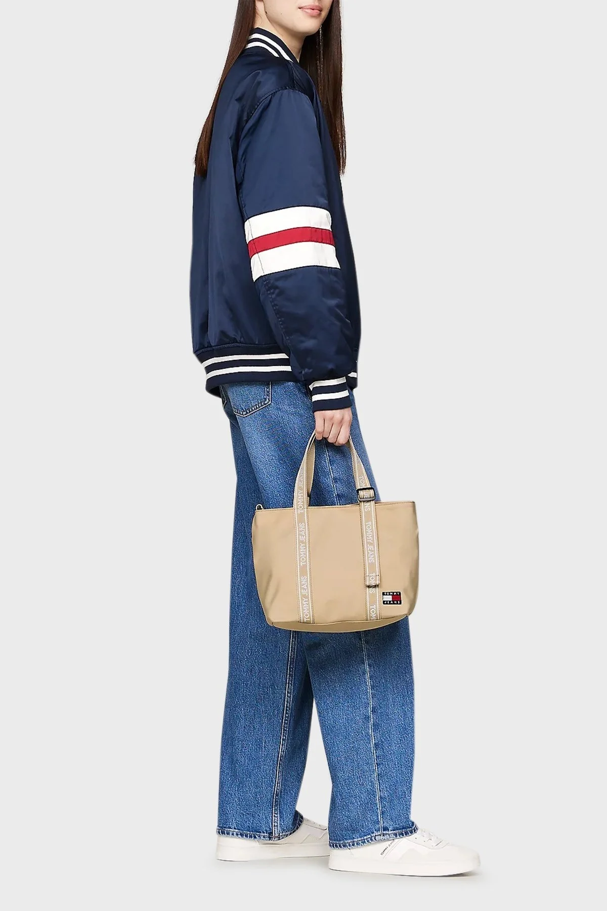 Tommy Jeans Ayarlanabilir Askılı Bayan Çanta AW0AW16277 AB9 BEJ - 2