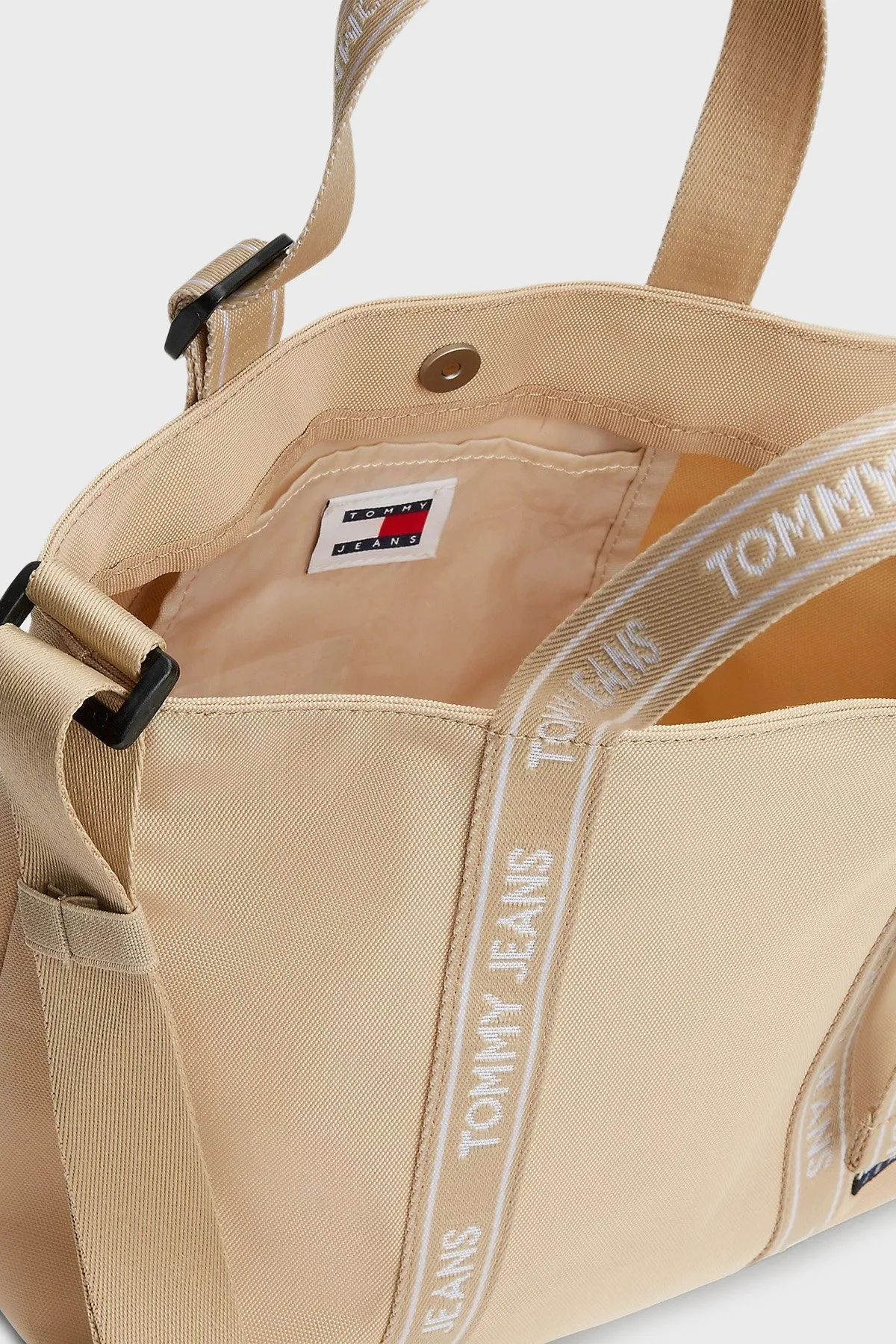 Tommy Jeans Ayarlanabilir Askılı Bayan Çanta AW0AW16277 AB9 BEJ - 4