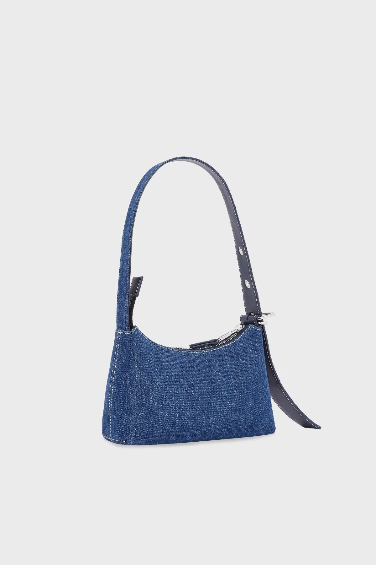 Tommy Jeans Ayarlanabilir Askılı Kot Bayan Çanta AW0AW17877 1AF MAVİ - 3