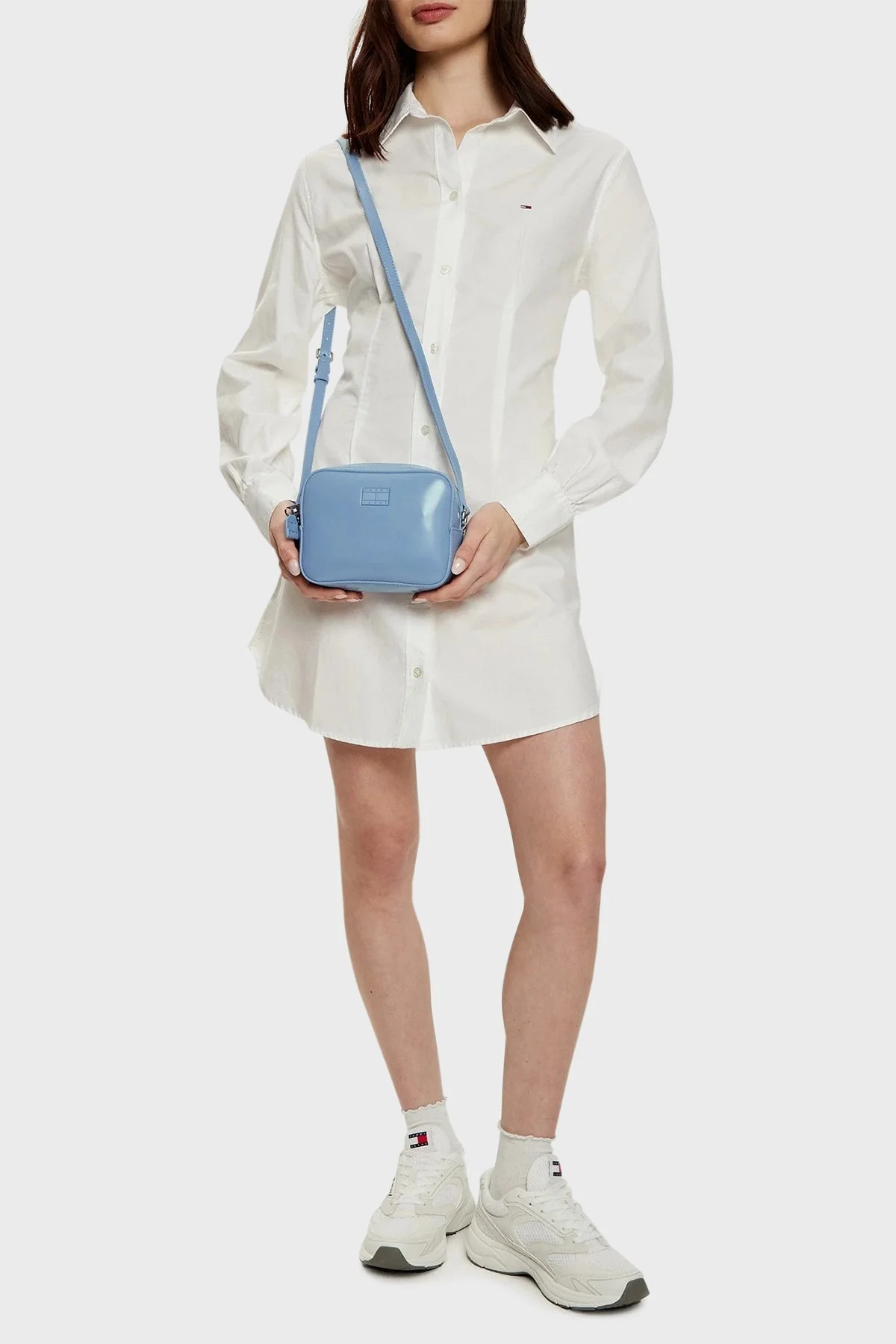 Tommy Jeans Ayarlanabilir Çapraz Askılı Bayan Çanta AW0AW16965 C33 AÇIK MAVİ - 2