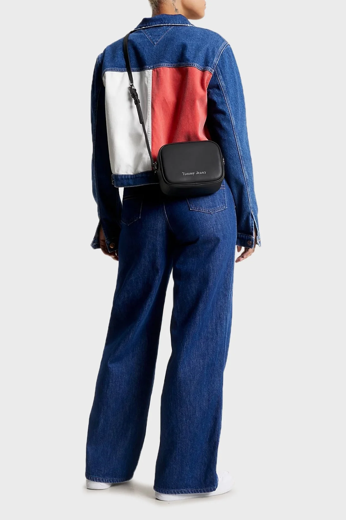 Tommy Jeans Ayarlanabilir Omuz Askılı Bayan Çanta AW0AW15420 BDS SİYAH - 2