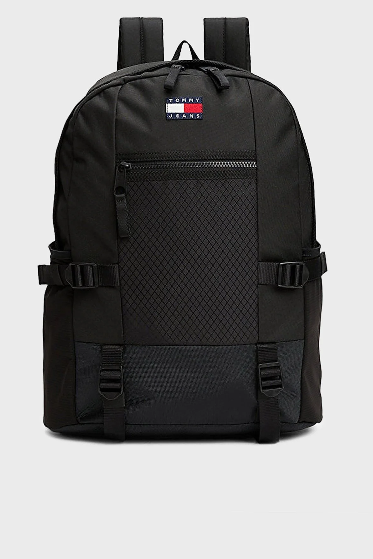 Tommy Jeans Ayarlanabilir Omuz Askılı Erkek Sırt Çantası AM0AM13402 BDS SİYAH - 1