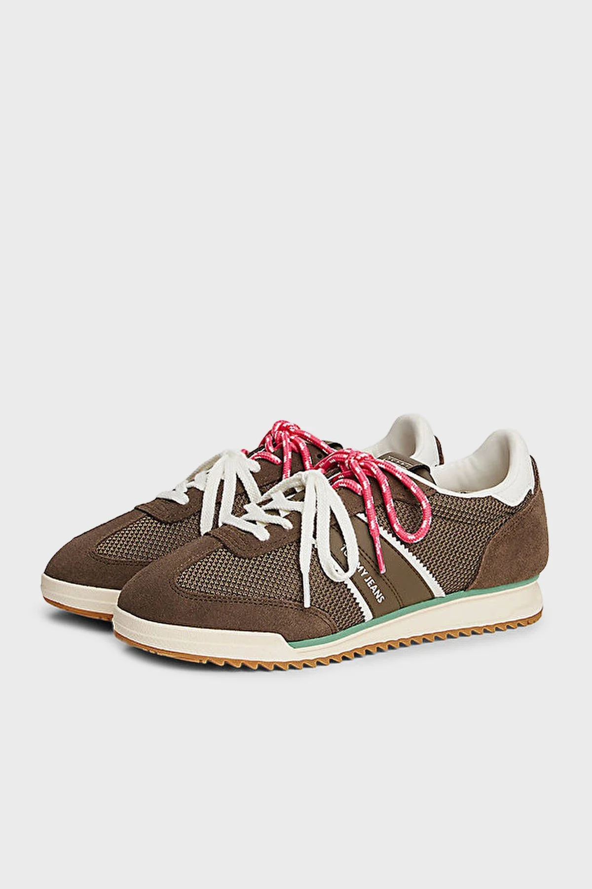 Tommy Jeans Bağcık Detaylı Sneaker Bayan Ayakkabı EN0EN02862 RBM KOYU HAKİ - 2