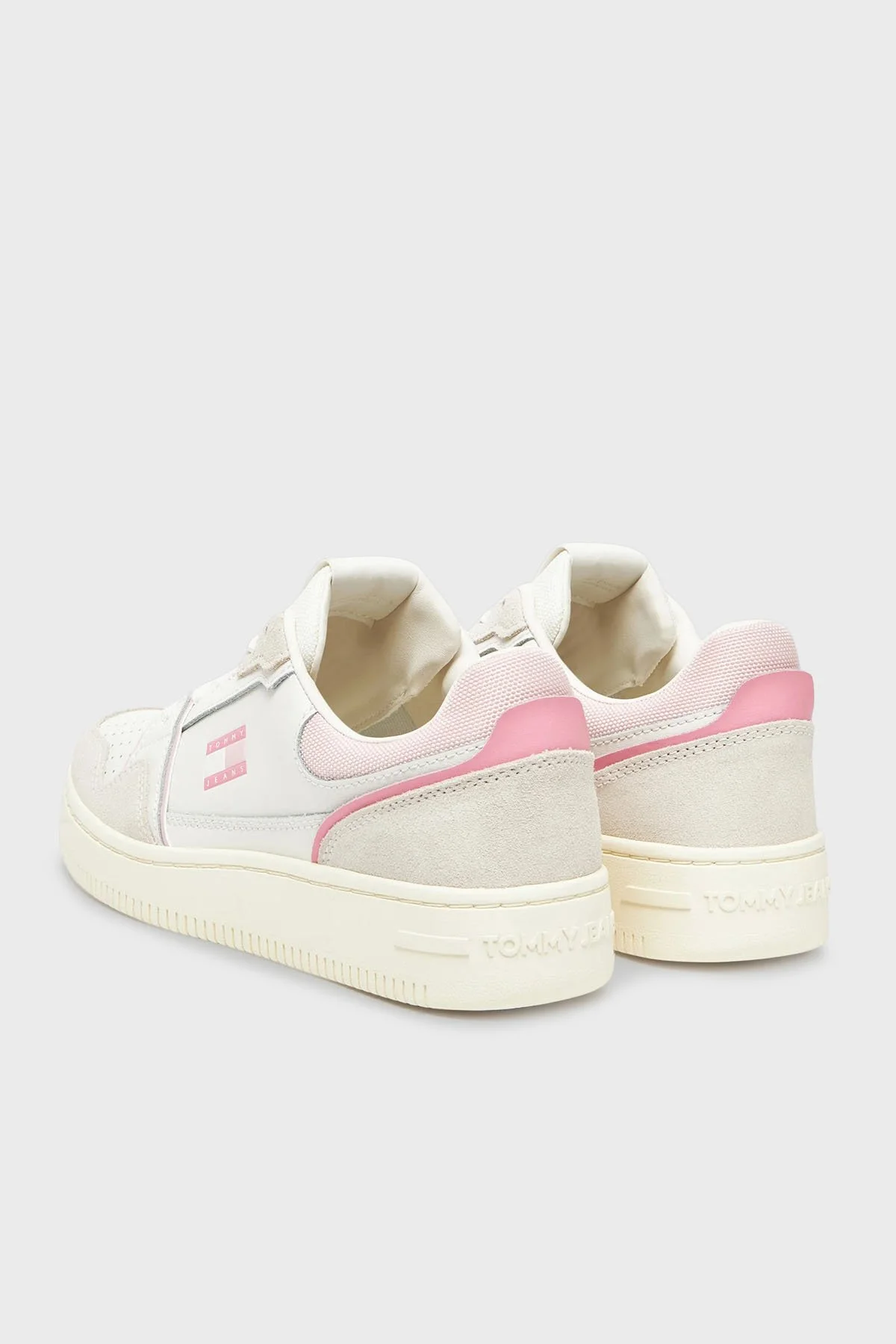 Tommy Jeans Bağcıklı Sneaker Kadın Ayakkabı EN0EN02818 02S BEYAZ - 3