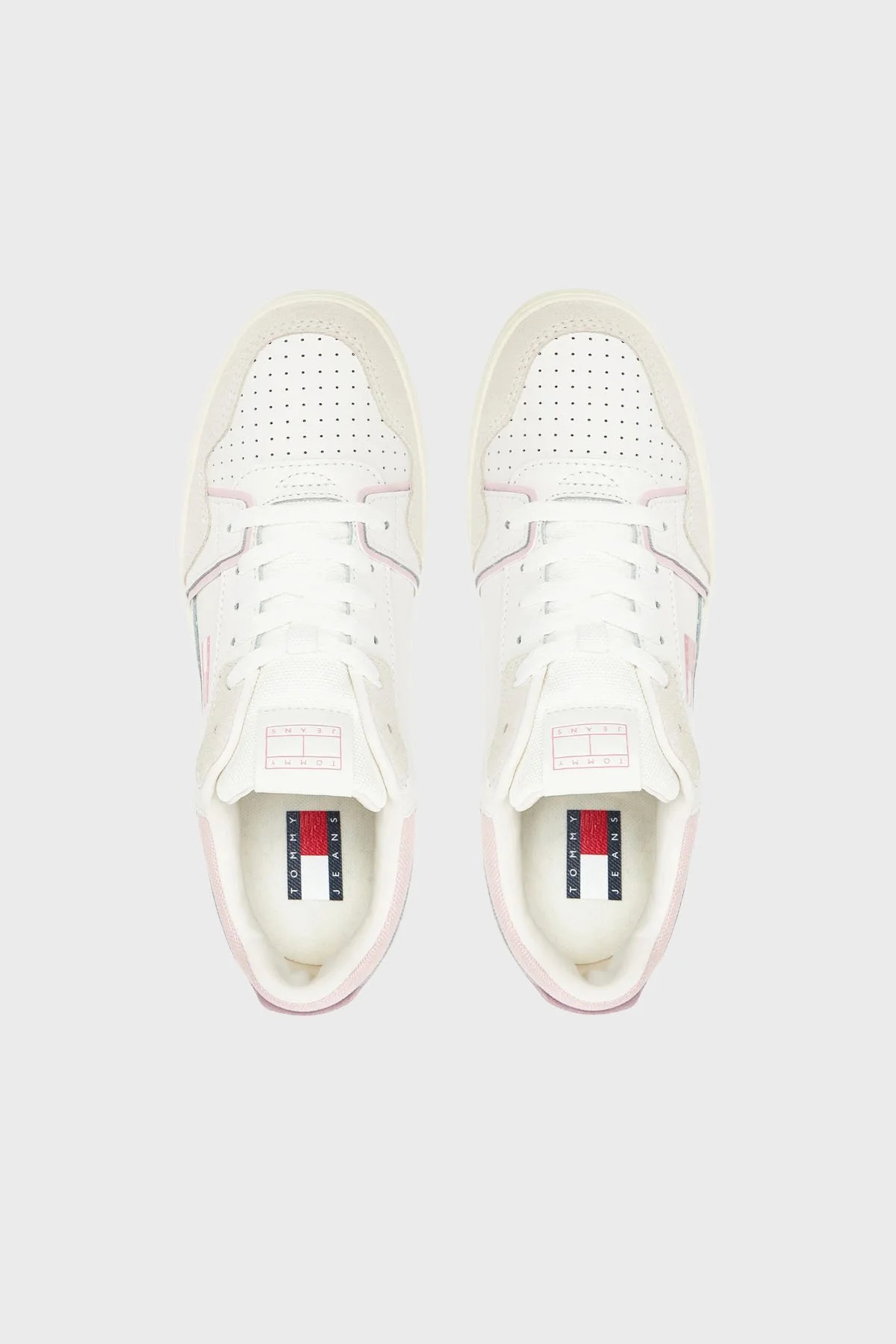 Tommy Jeans Bağcıklı Sneaker Kadın Ayakkabı EN0EN02818 02S BEYAZ - 5