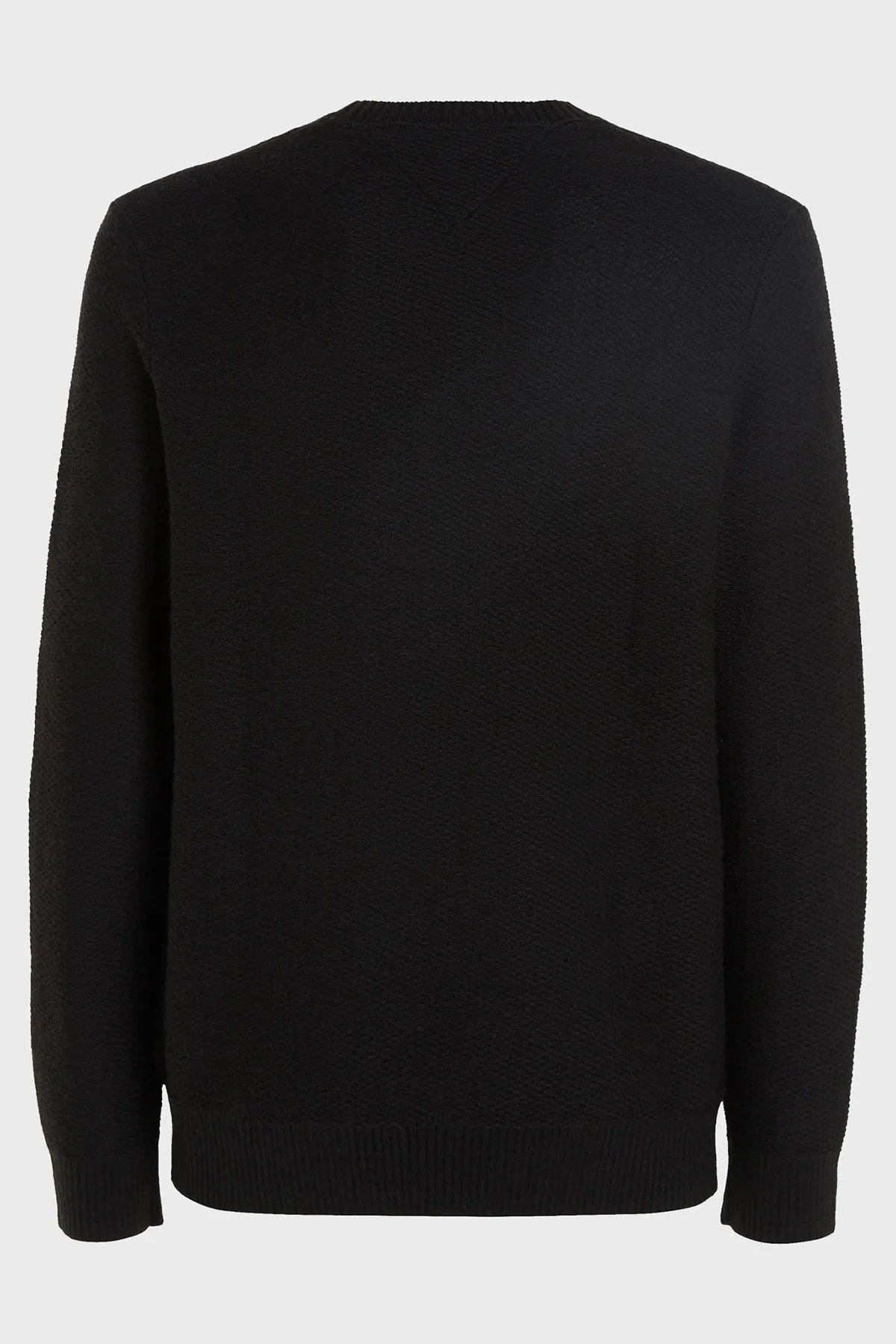 Tommy Jeans Bisiklet Yaka Regular Fit Triko Erkek Kazak DM0DM15060 BDS SİYAH - 5